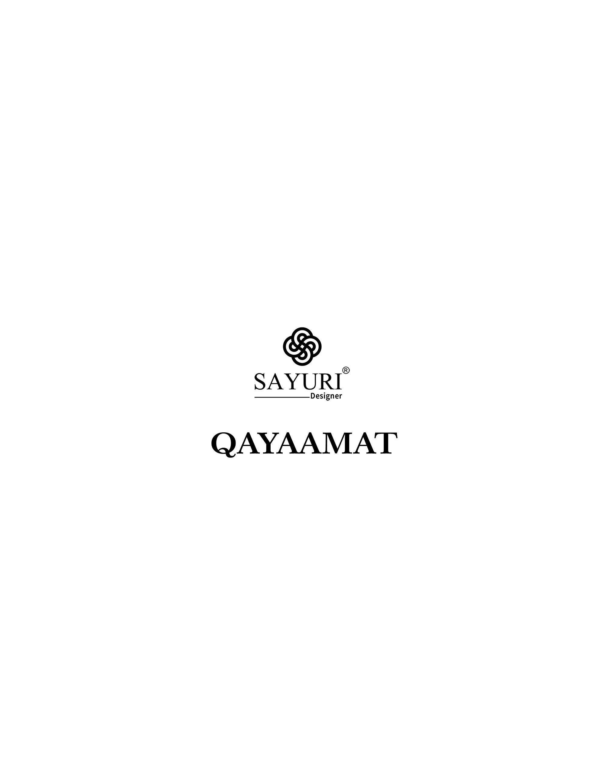 QAYAAMAT BY SAYURI DESIGNER IN REAL CHINON CROP TOP LHENGHS WITH EMBROIDERED WORK