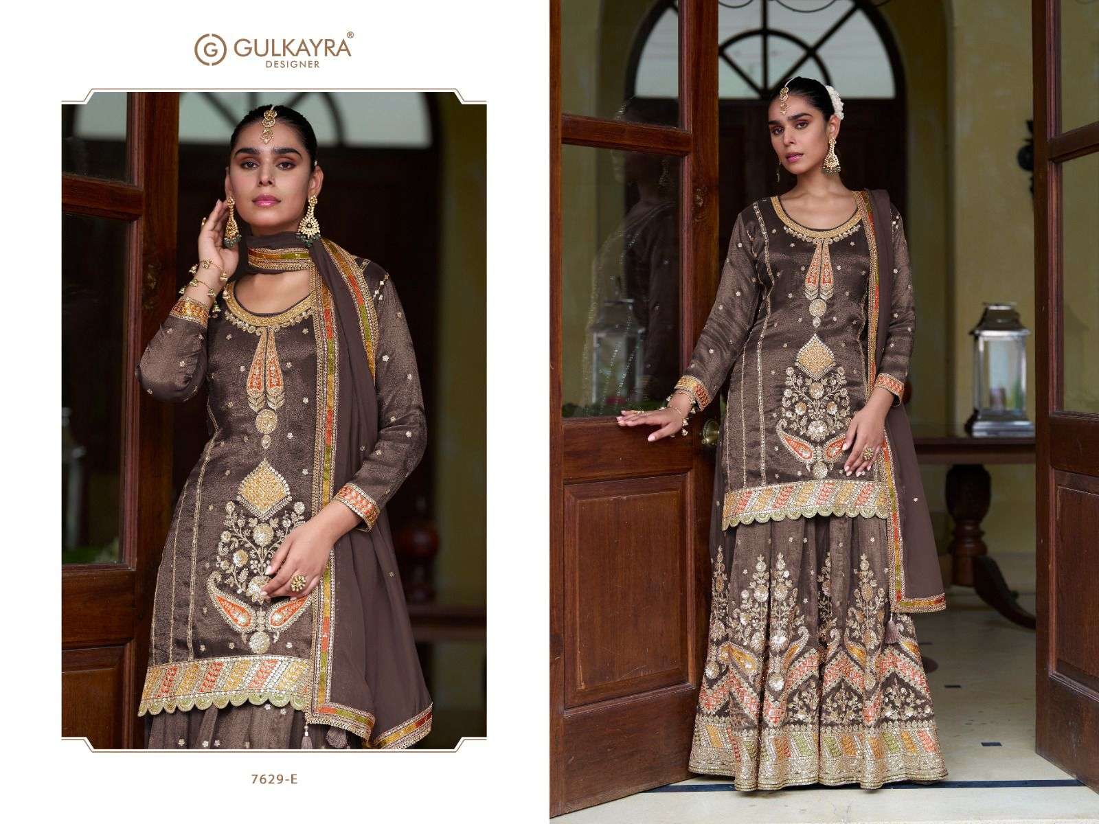 TAIYBA VOL-1 BY GULKAYRA DESIGNER IN REAL SIMMER SILK WITH EMBROIDERY & HANDWORK 