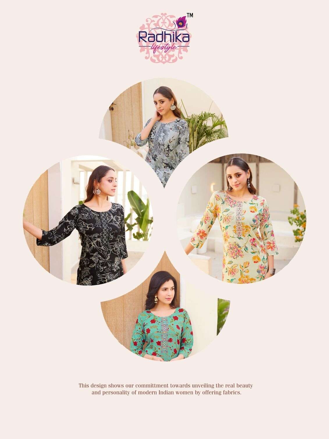 ALISHA VOL-5 BY RADHIKA LIFESTYLE IN LIVA REYON PRINT WITH BANDHANI PRINT & WORK 