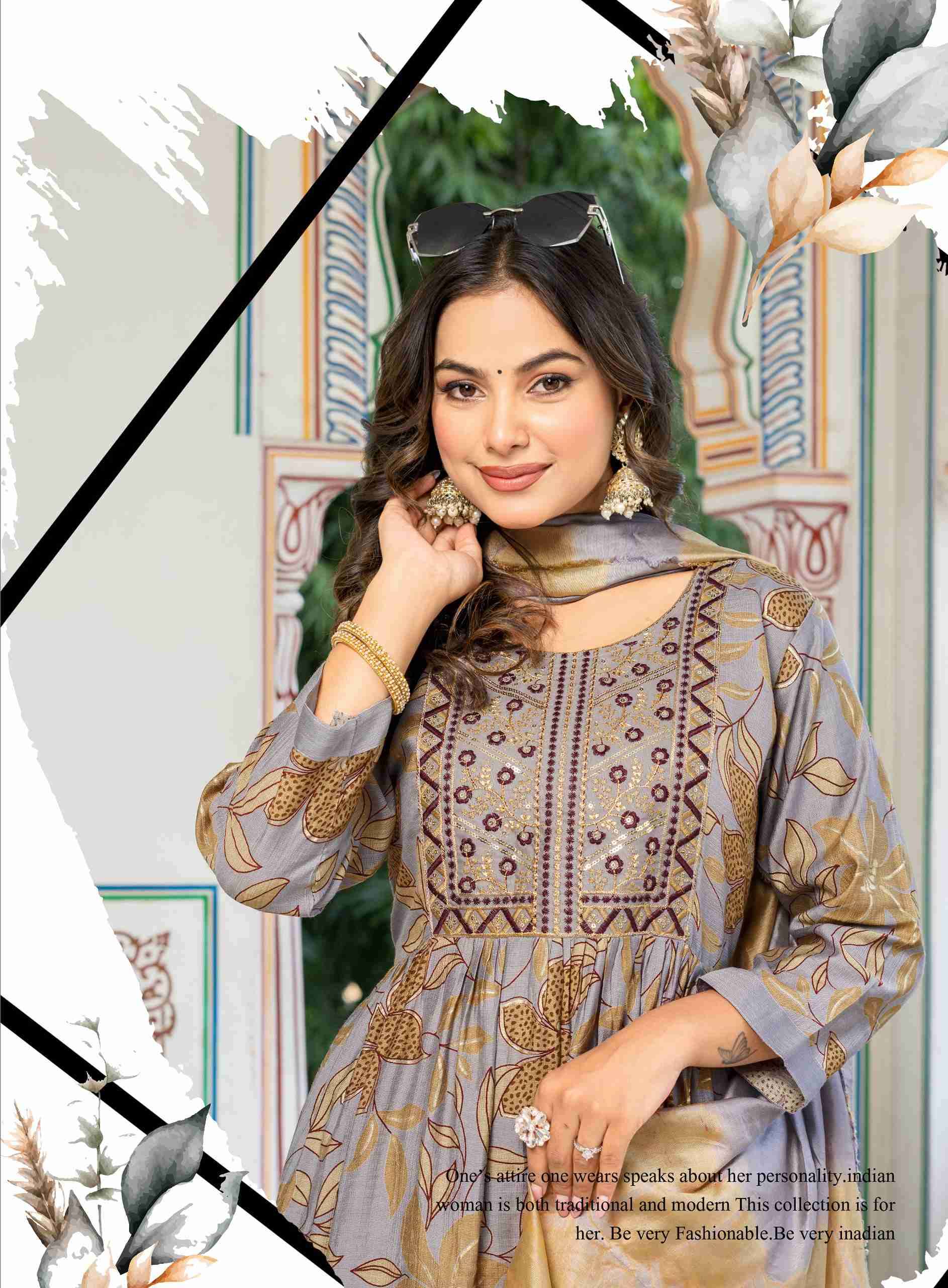 AMAYRA VOL-3 BY ERRAHA IN PREMIUM VATICAN FOIL PRINT WITH EXCLUSIVE EMBROIDERY WORK 