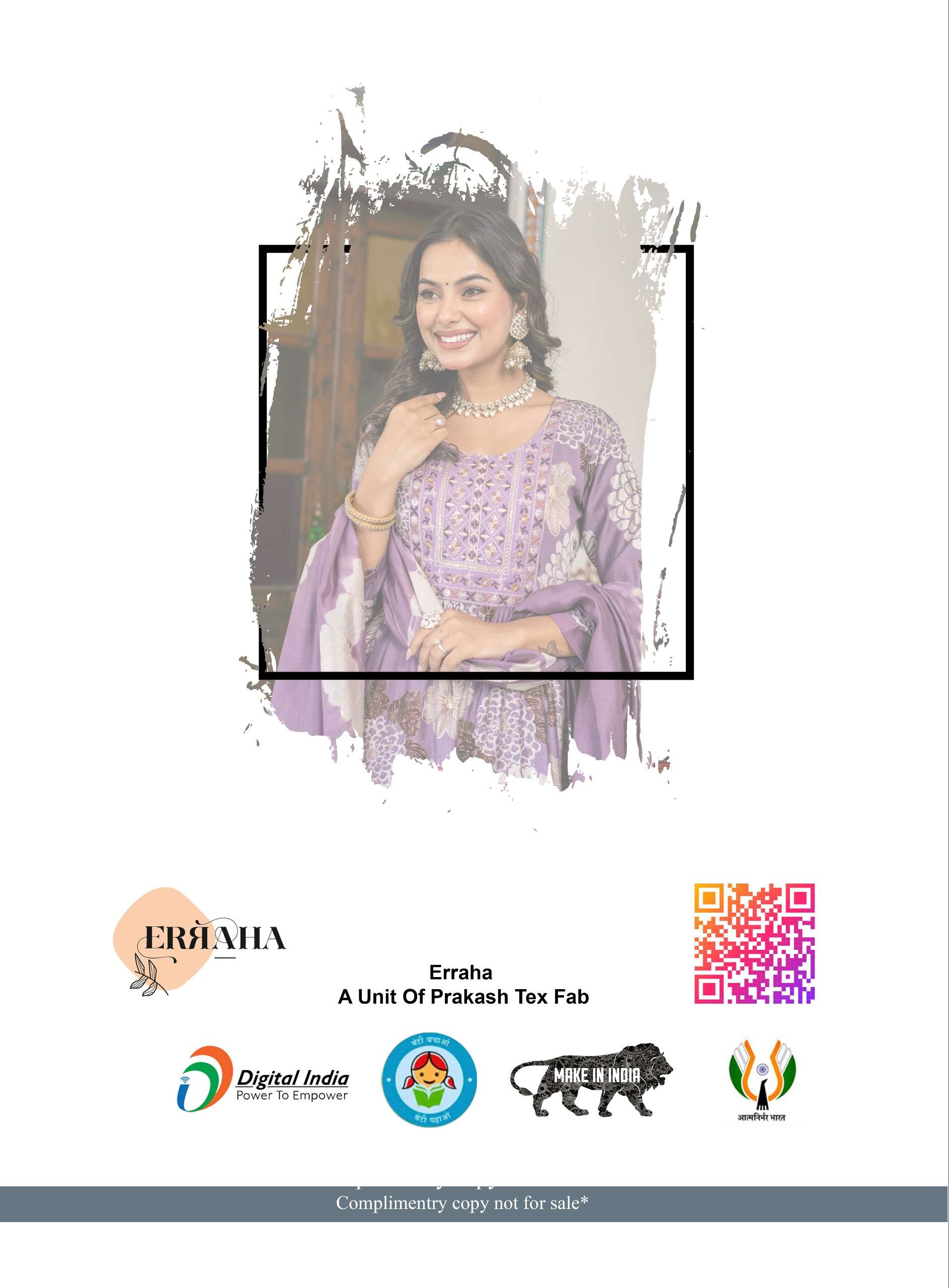 AMAYRA VOL-3 BY ERRAHA IN PREMIUM VATICAN FOIL PRINT WITH EXCLUSIVE EMBROIDERY WORK 