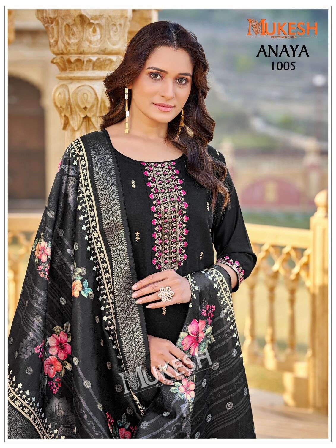 ANAYA BY MUKESH IN GADHWAL SILK WITH HEAVY EMBROIDERY SEQUENCE WORK 