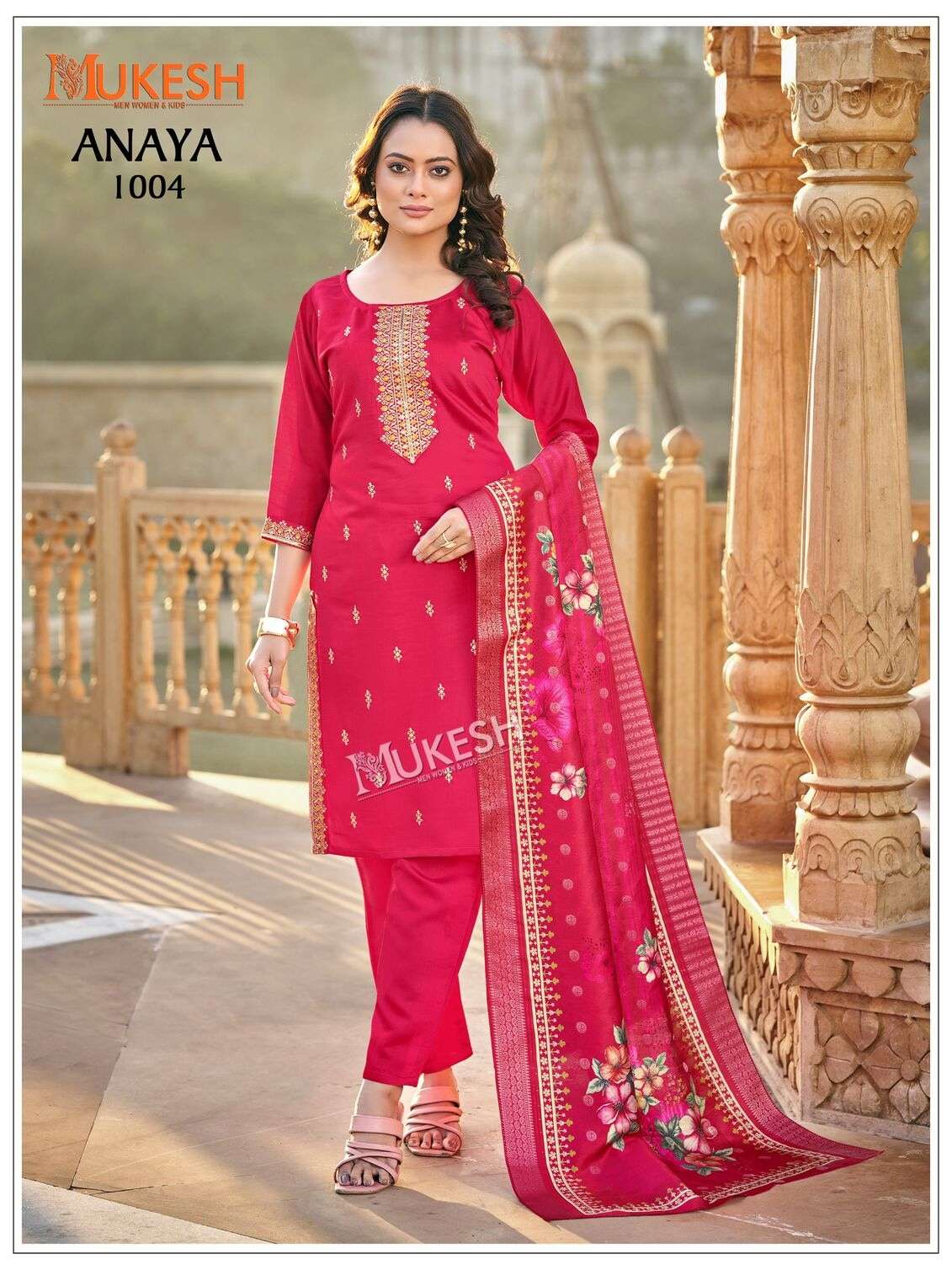 ANAYA BY MUKESH IN GADHWAL SILK WITH HEAVY EMBROIDERY SEQUENCE WORK 