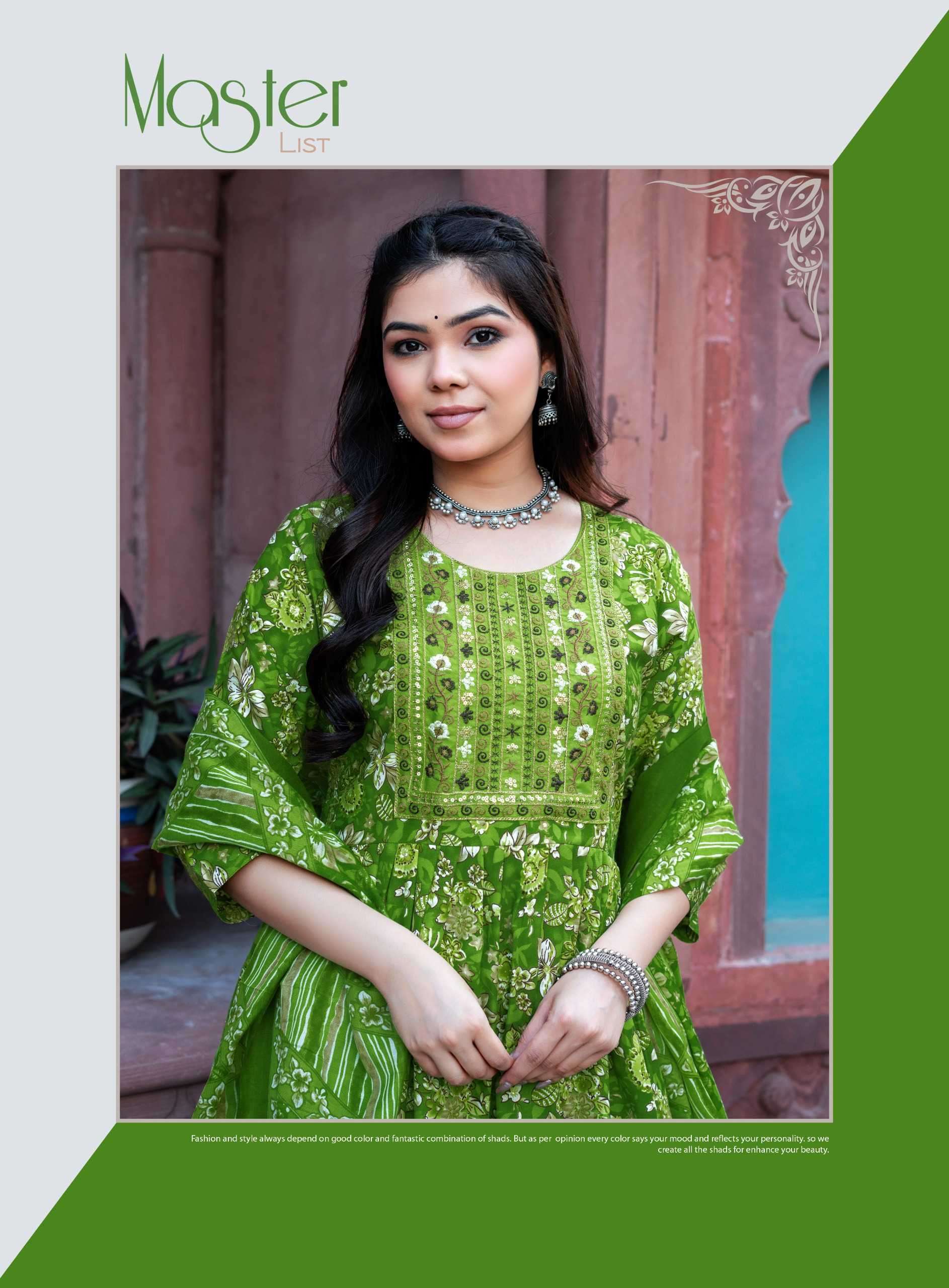 AYESHA VOL-1 BY ERRAHA IN PREMIUM COTTON FOIL PRINT TOP WITH EMBROIDERY & POCKET 