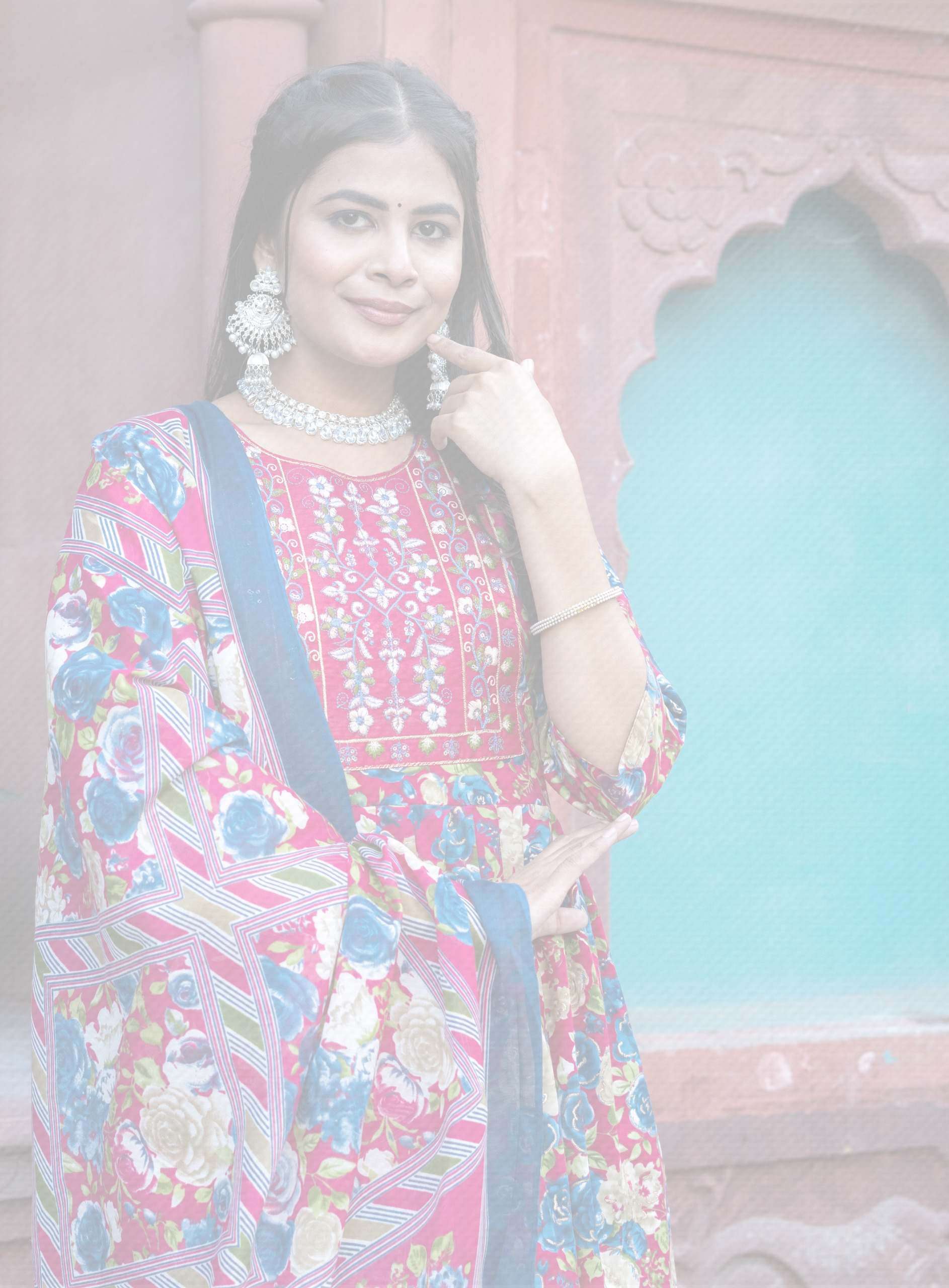 AYESHA VOL-1 BY ERRAHA IN PREMIUM COTTON FOIL PRINT TOP WITH EMBROIDERY & POCKET 