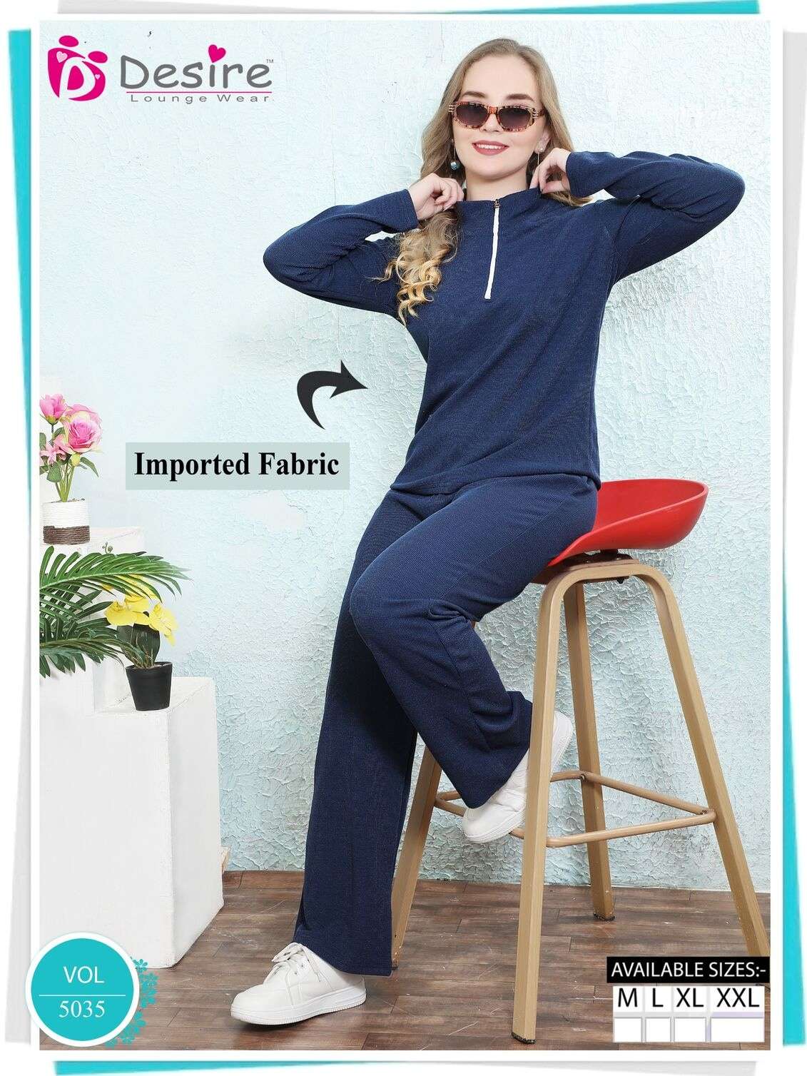 D.NO :- 3035 BY DESIRE WINTER SERIES ZIPPER AIRPORT LOOK CO-ORD SET 