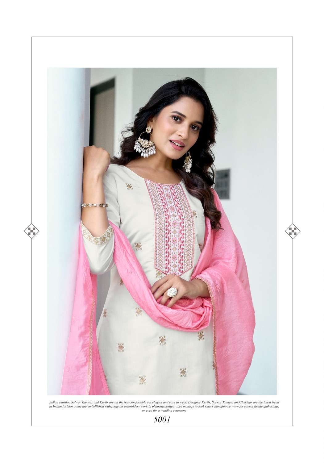 FIZA VOL.5 BY VANISKA FASHION IN ROMAN SILK KURTI WITH EMBROIDERY SEQUINCE WORK