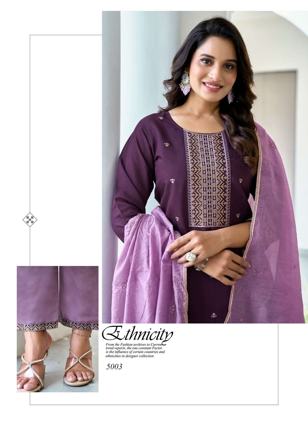 FIZA VOL.5 BY VANISKA FASHION IN ROMAN SILK KURTI WITH EMBROIDERY SEQUINCE WORK