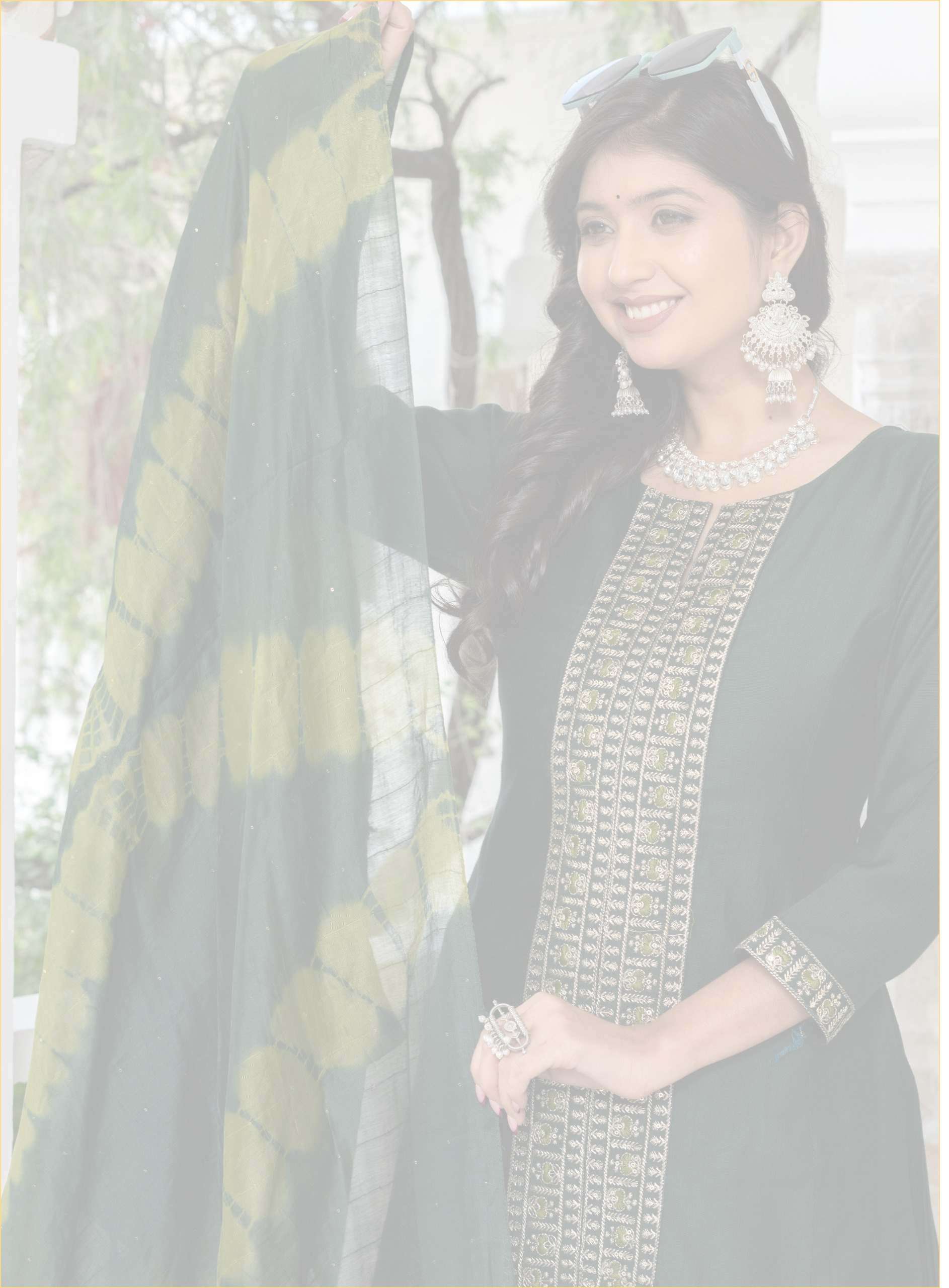 KAJAL VOL-2 BY ERRAHA IN PREMIUM VATICAN WITH A-LINE PRINCESS CUT & EMBROIDERY WORK 