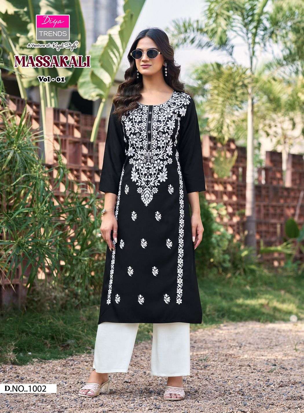 MASSAKALI BY DIYA TRENDZ IN HEAVY RAYON WITH FANCY EMBROIDERY & LUCKNOWI WORK 