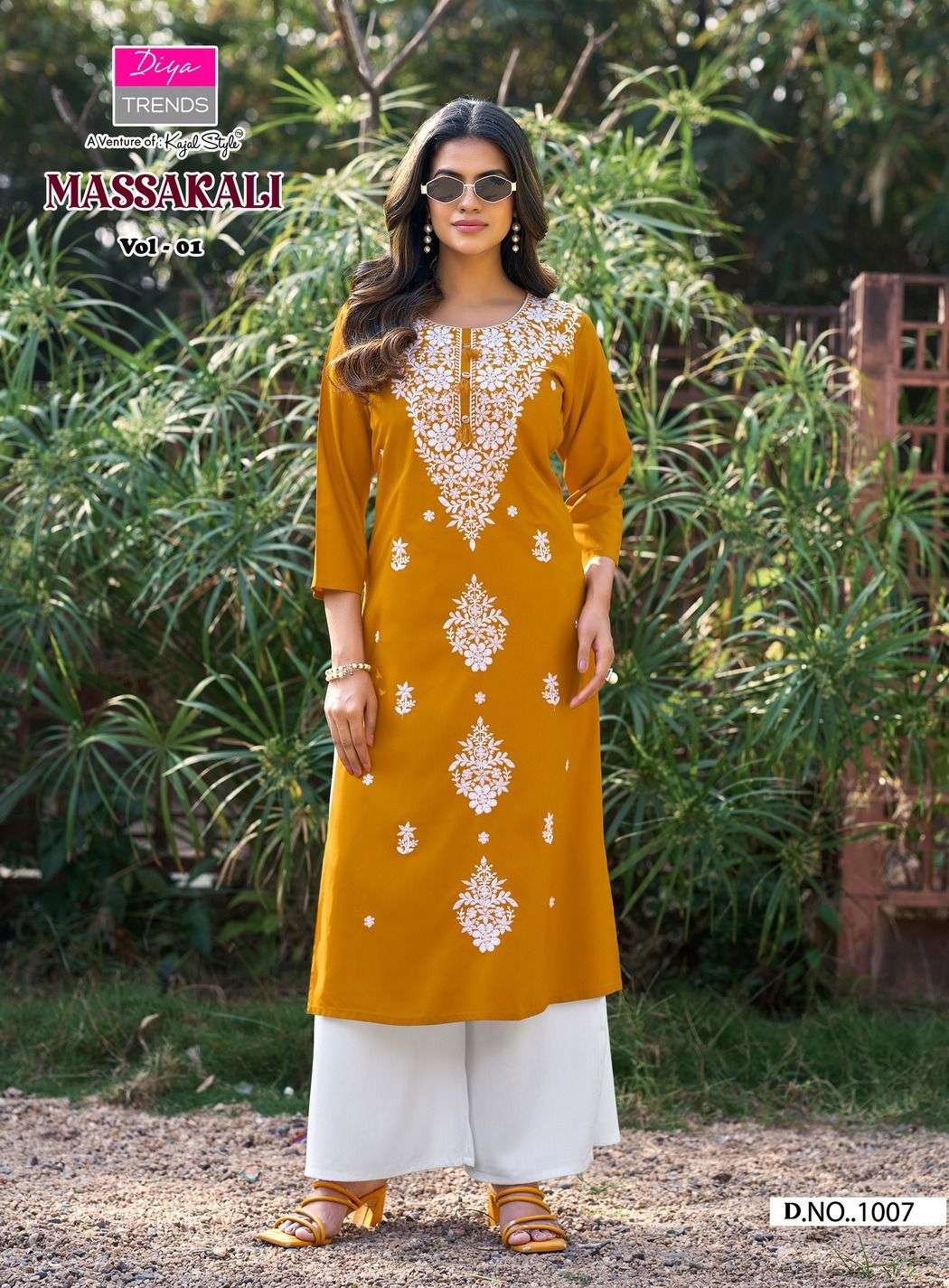 MASSAKALI BY DIYA TRENDZ IN HEAVY RAYON WITH FANCY EMBROIDERY & LUCKNOWI WORK 