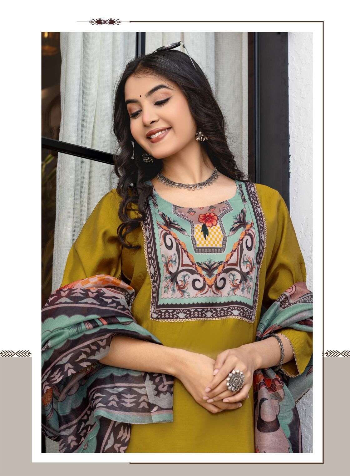 MOHINI VOL-1 BY ERRAHA IN HEAVY ROMAN SILK WITH EXCLUSIVE DIGITAL WORK STYLED 