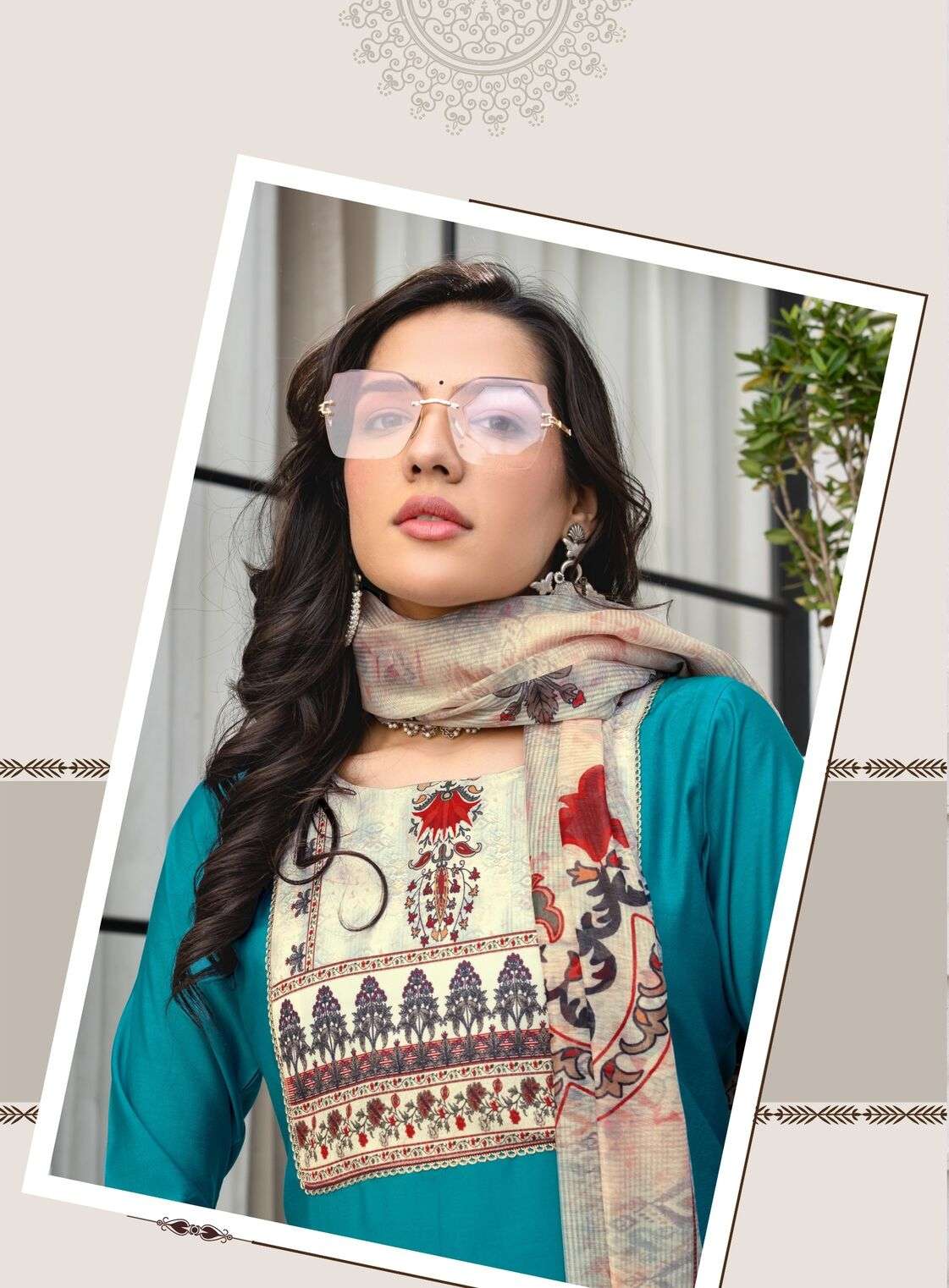 MOHINI VOL-1 BY ERRAHA IN HEAVY ROMAN SILK WITH EXCLUSIVE DIGITAL WORK STYLED 