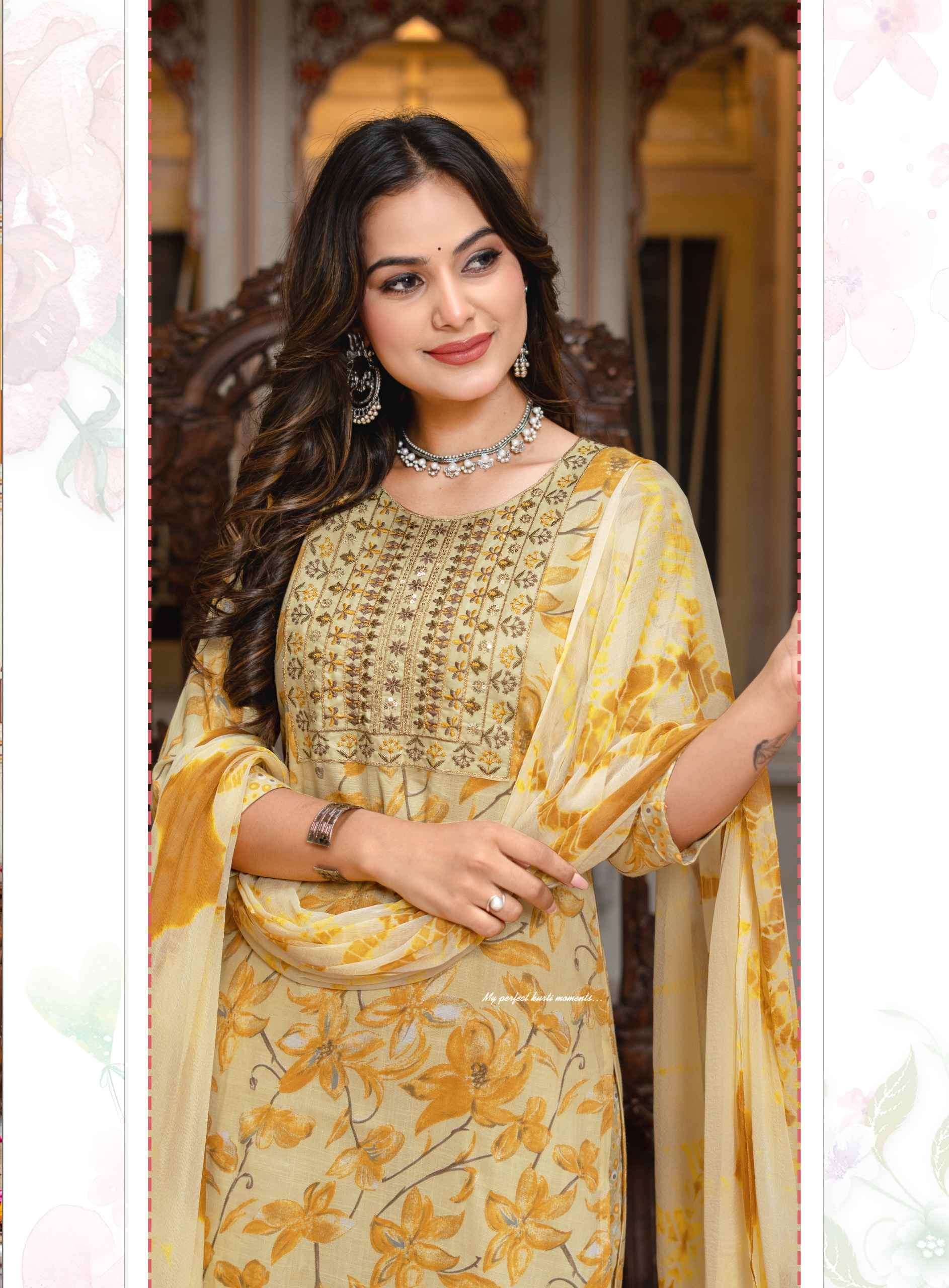 PALLAVI VOLUME-4 BY ERRAHA IN RAYON CAPSULE FOIL PRINT WITH EMBROIDERY WORK 