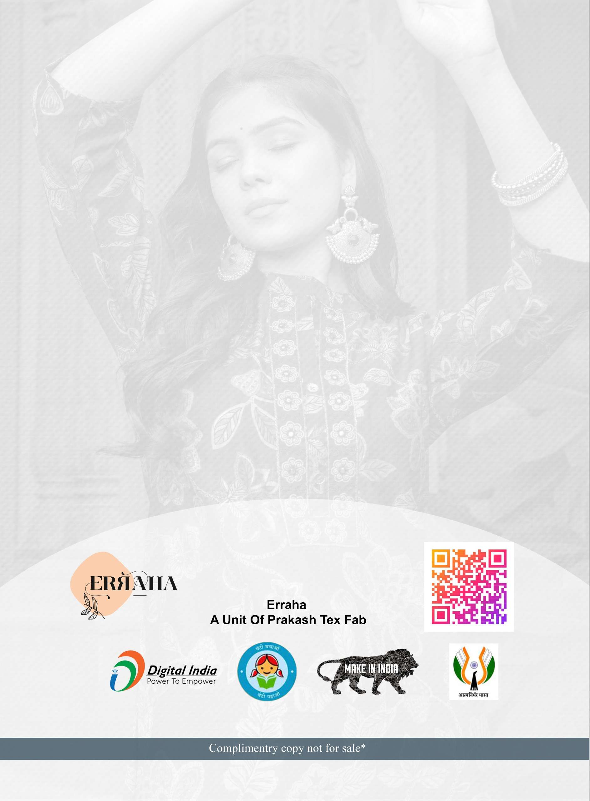 POONAM VOL-1 BY ERRAHA IN HEAVY VATICAN FOIL PRINT WITH EXCLUSIVE EMBROIDERY CO-ORD SET 