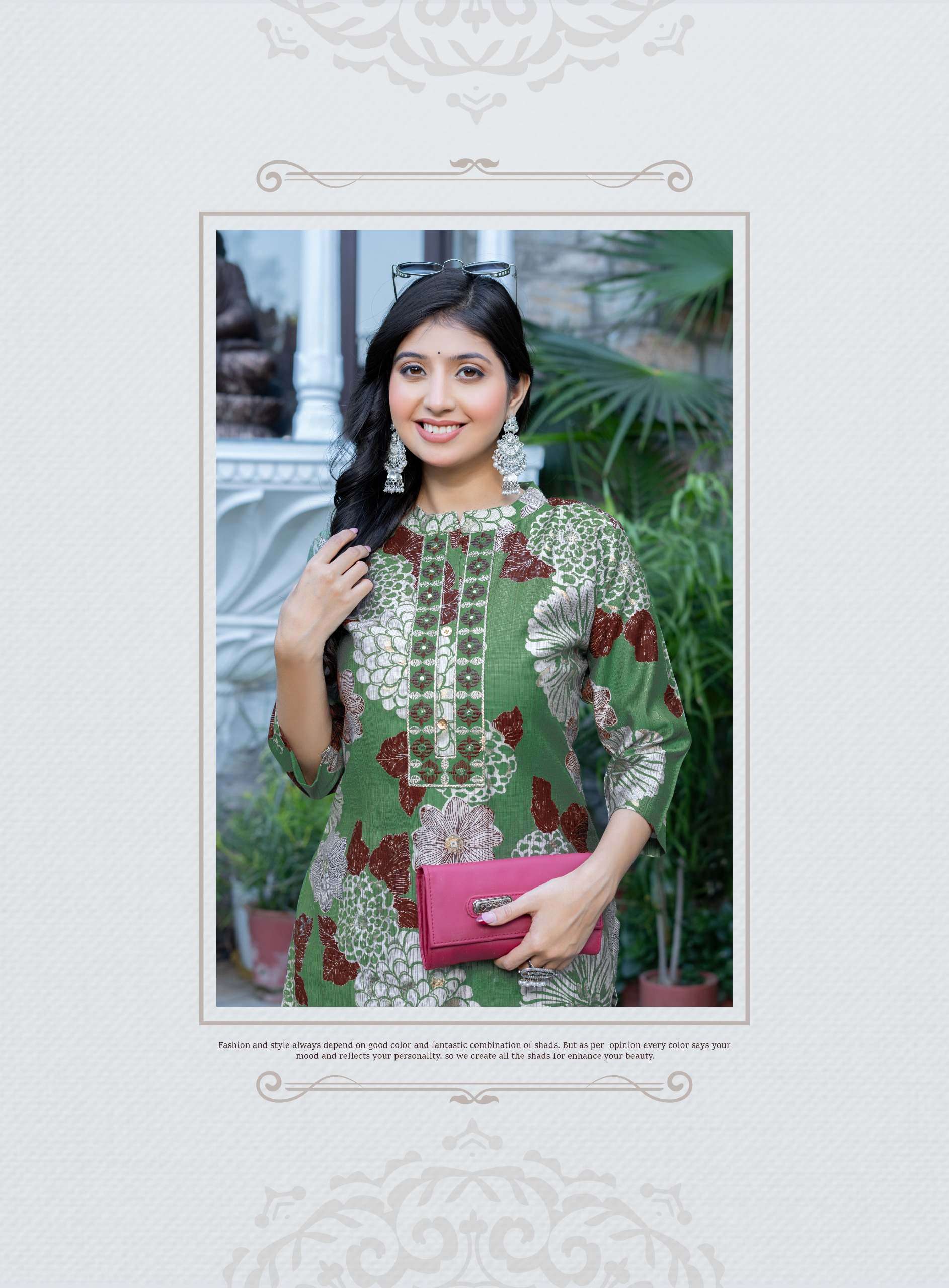 POONAM VOL-1 BY ERRAHA IN HEAVY VATICAN FOIL PRINT WITH EXCLUSIVE EMBROIDERY CO-ORD SET 