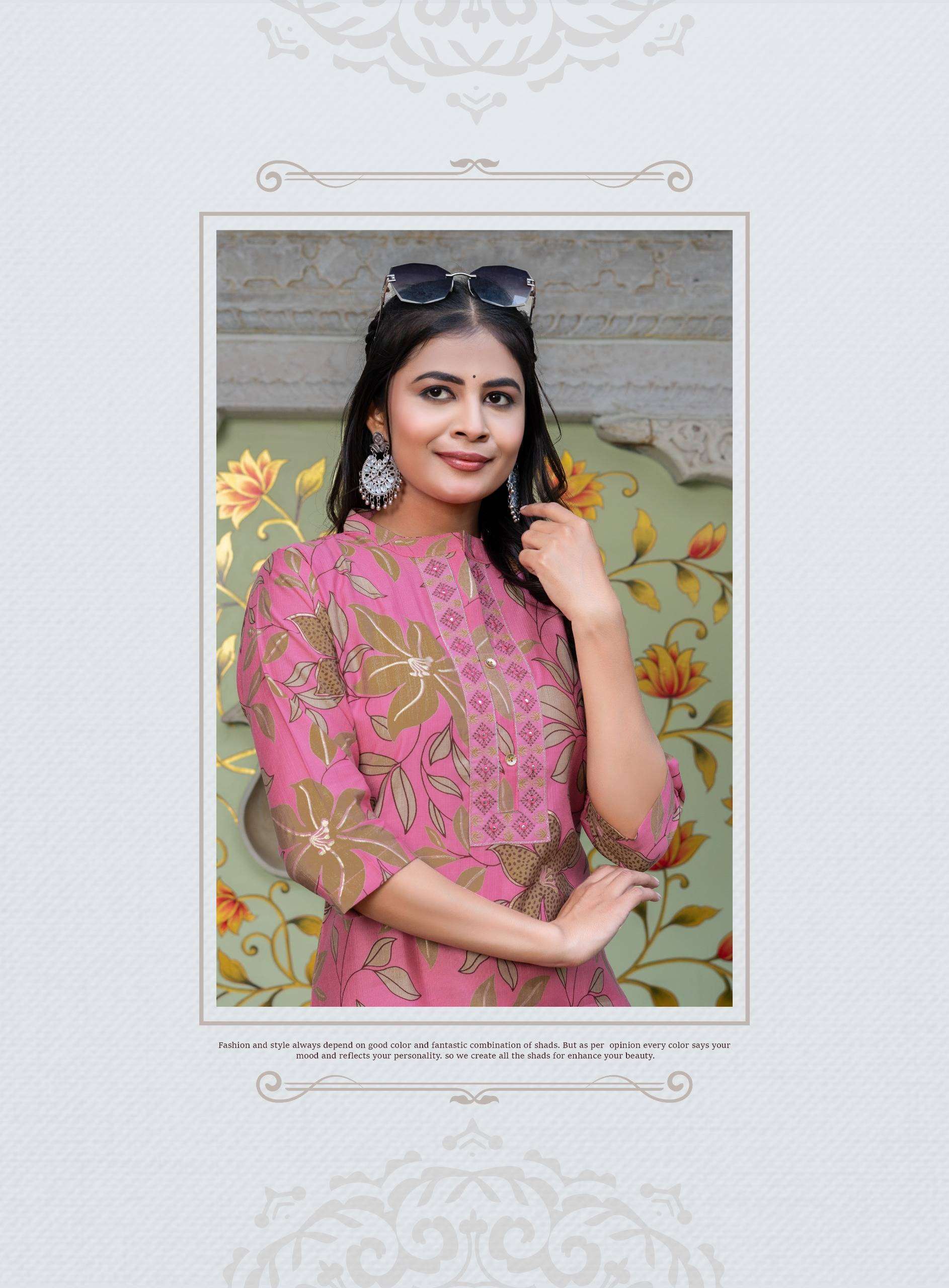 POONAM VOL-1 BY ERRAHA IN HEAVY VATICAN FOIL PRINT WITH EXCLUSIVE EMBROIDERY CO-ORD SET 