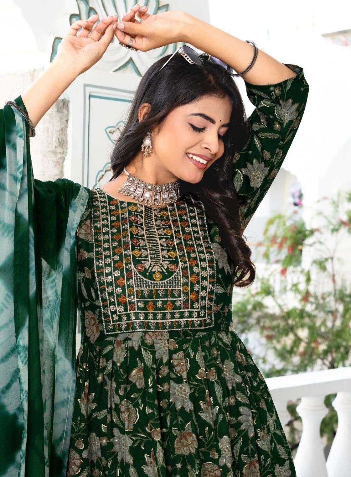 TRISHA VOL-4 BY ERRAHA IN PREMIUM RAYON CAPSULE FOIL PRINT WITH EXCLUSIVE POCKET 