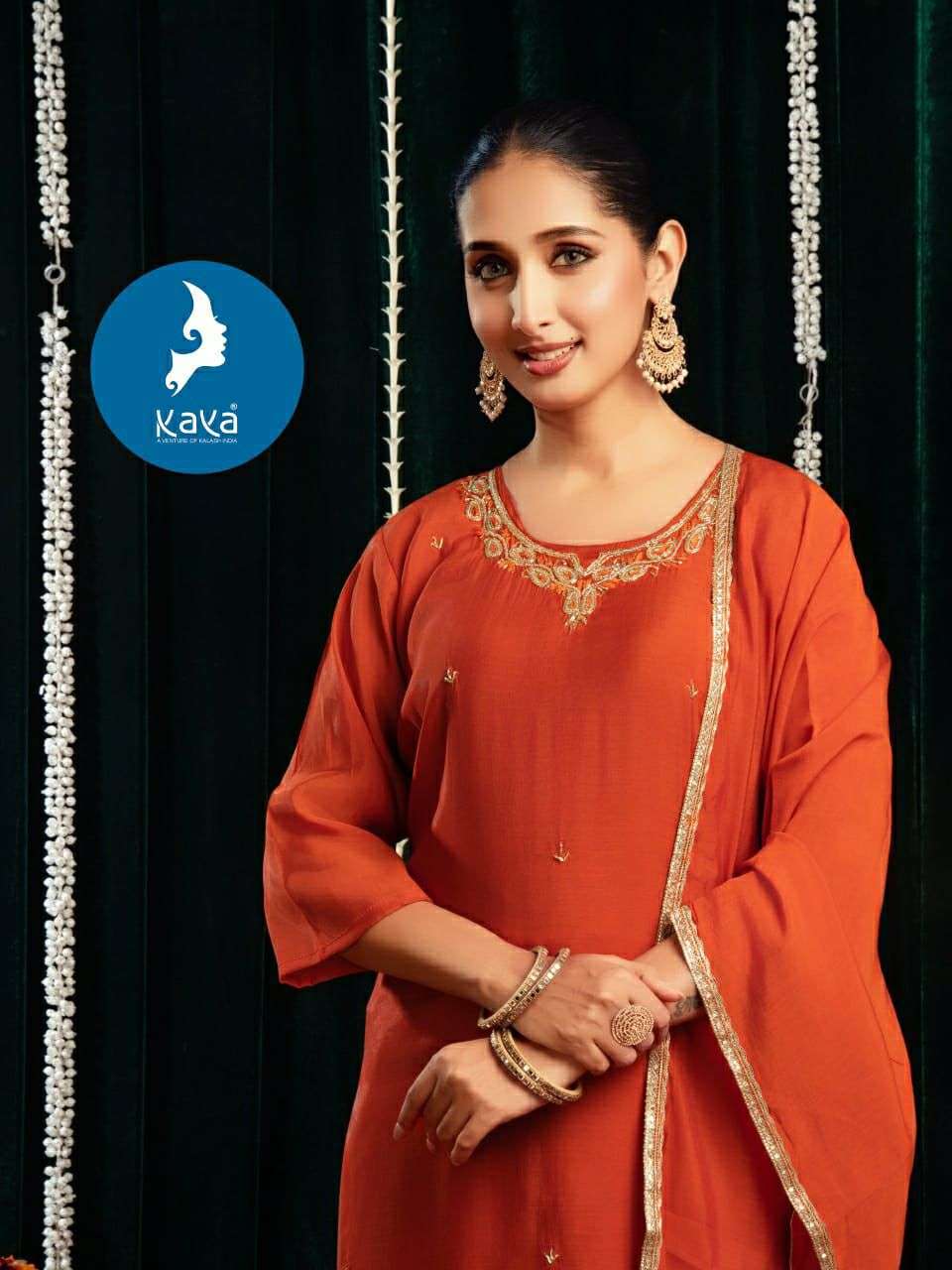 TWINKLE BY KAYA KURTI IN MUL CHANDERI WITH THREE PIS STRAIGHT CUT CONCEPT