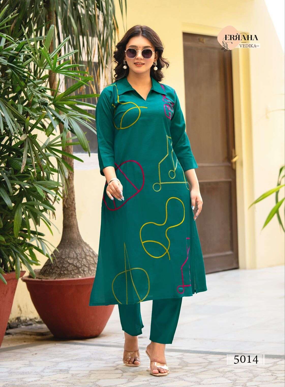 VEDIKA VOL-2 BY ERRAHA IN PREMIUM VISCOSE VATICAN FABRIC WITH UNIQUE THREAD WORK 