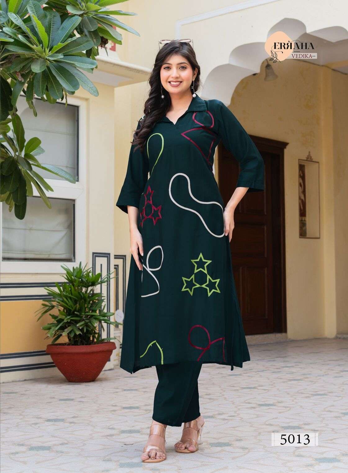 VEDIKA VOL-2 BY ERRAHA IN PREMIUM VISCOSE VATICAN FABRIC WITH UNIQUE THREAD WORK 