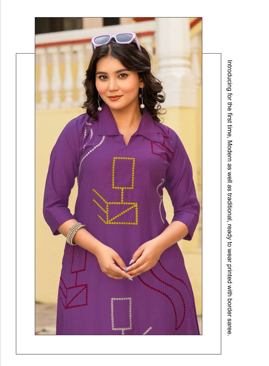 VEDIKA VOL-2 BY ERRAHA IN PREMIUM VISCOSE VATICAN FABRIC WITH UNIQUE THREAD WORK 