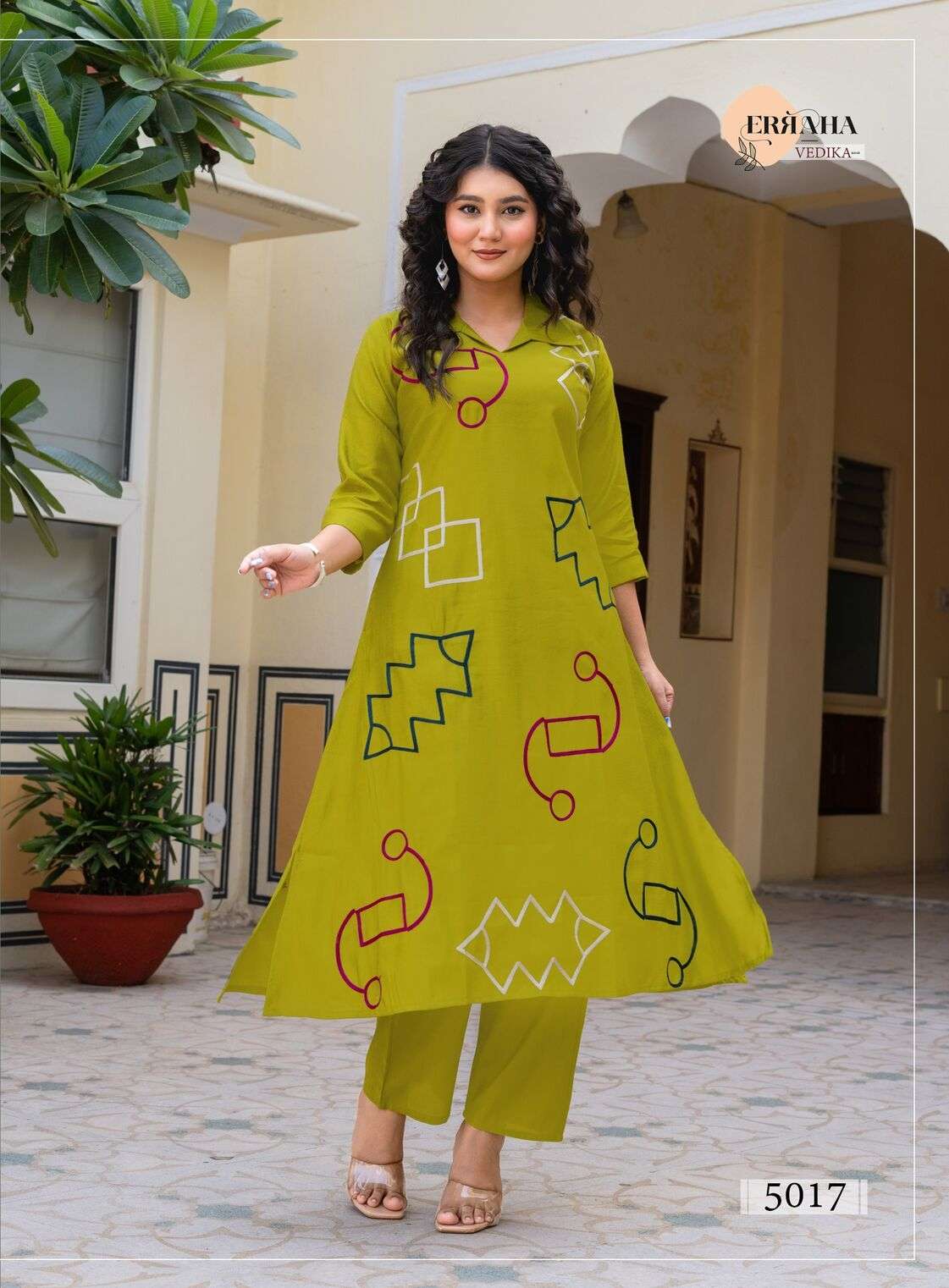 VEDIKA VOL-2 BY ERRAHA IN PREMIUM VISCOSE VATICAN FABRIC WITH UNIQUE THREAD WORK 