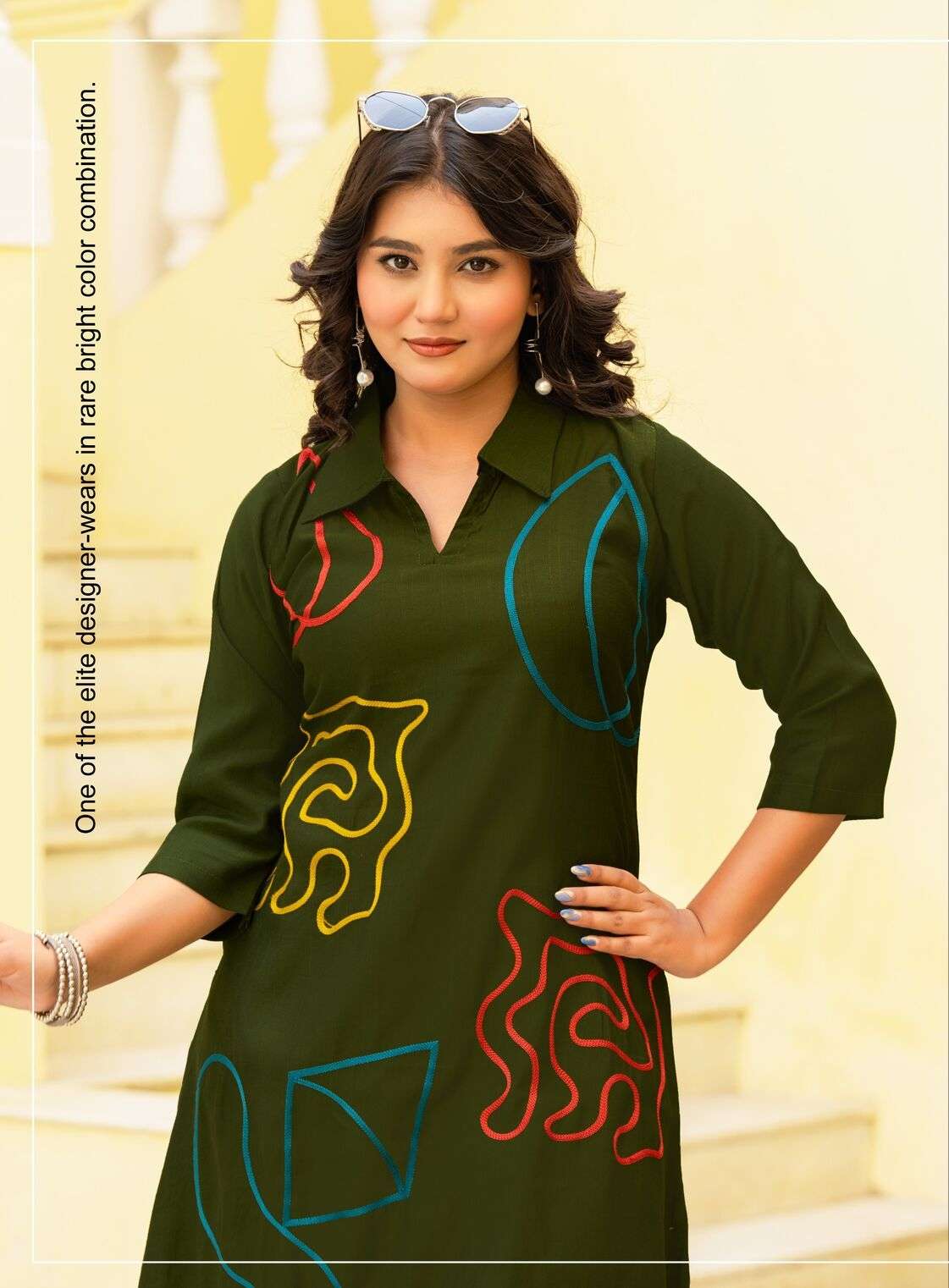 VEDIKA VOL-2 BY ERRAHA IN PREMIUM VISCOSE VATICAN FABRIC WITH UNIQUE THREAD WORK 