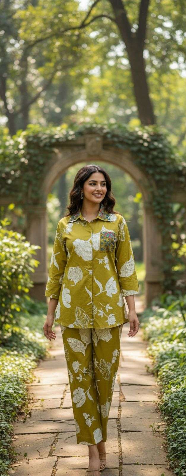 VOL-1 BY 18 ATTITUDE IN BSY EURASIA CO-ORD SET WITH HAND WORK 