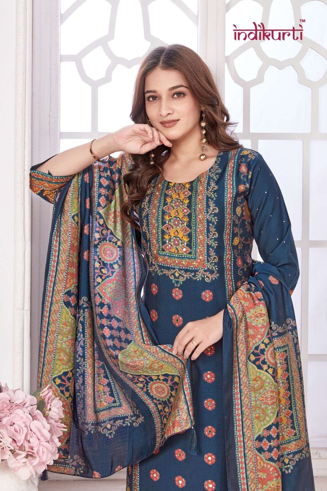 ZOYA-2 BY INDIKURTI IN VICHITRA FOIL PRINT PAKISTANI STYLE CONCEPTS WITH HAND WORK 