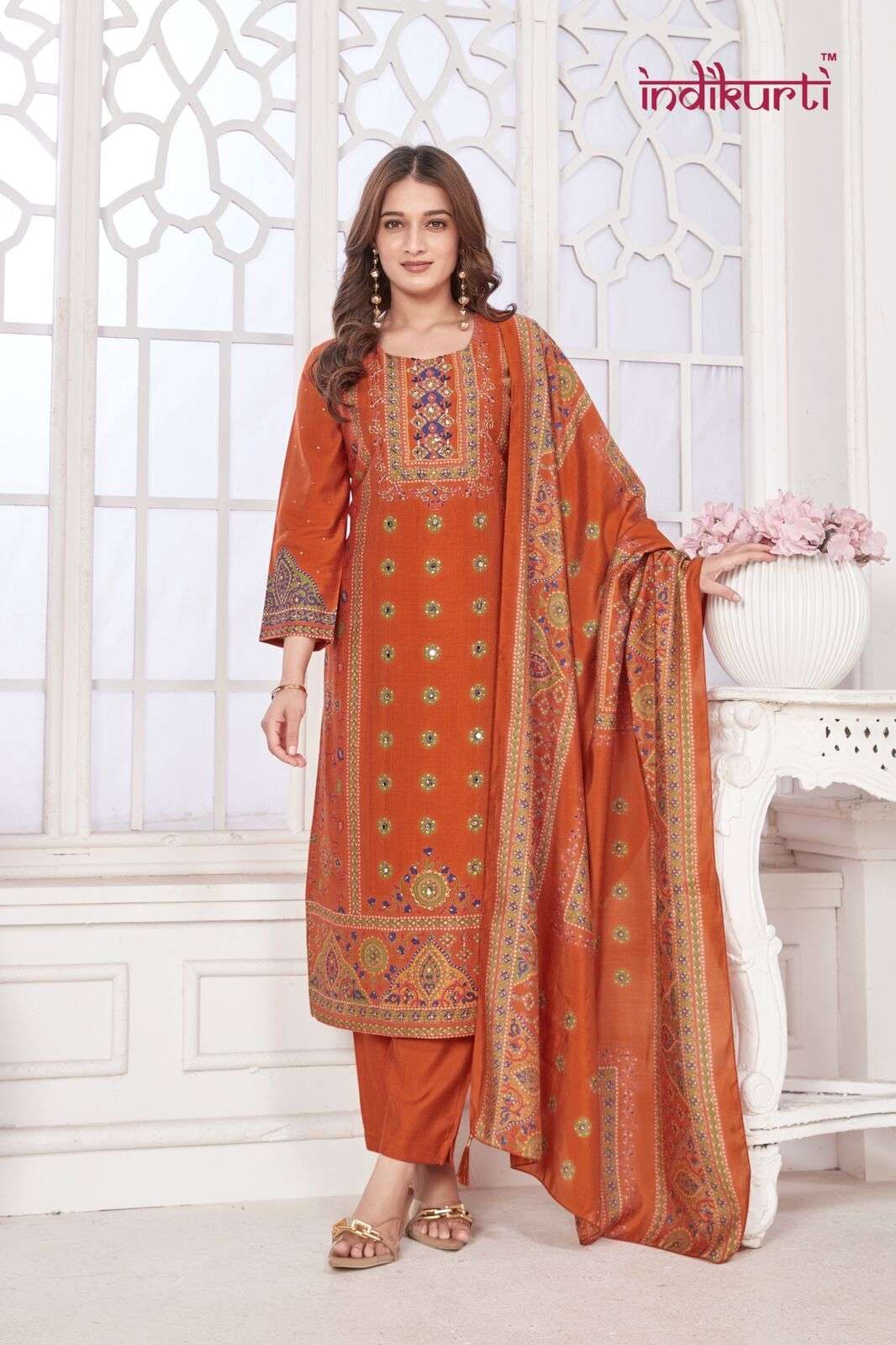 ZOYA-2 BY INDIKURTI IN VICHITRA FOIL PRINT PAKISTANI STYLE CONCEPTS WITH HAND WORK 