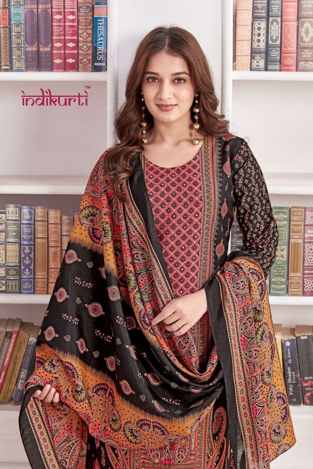 ZOYA BY INDIKURTI IN VICHITRA FOIL PRINT PAKISTANI STYLE CONCEPTS WITH HAND WORK 