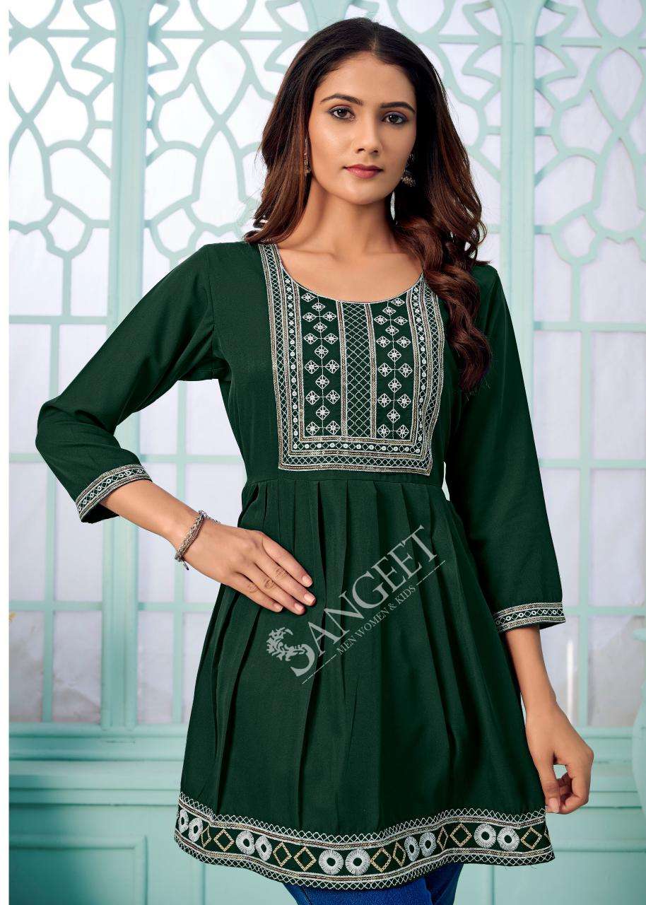 AASHINI-3 BY SANGEET IN MALAI RAYON FABRIC WHITE  EMBROIDERY SEQUENCE WORK 