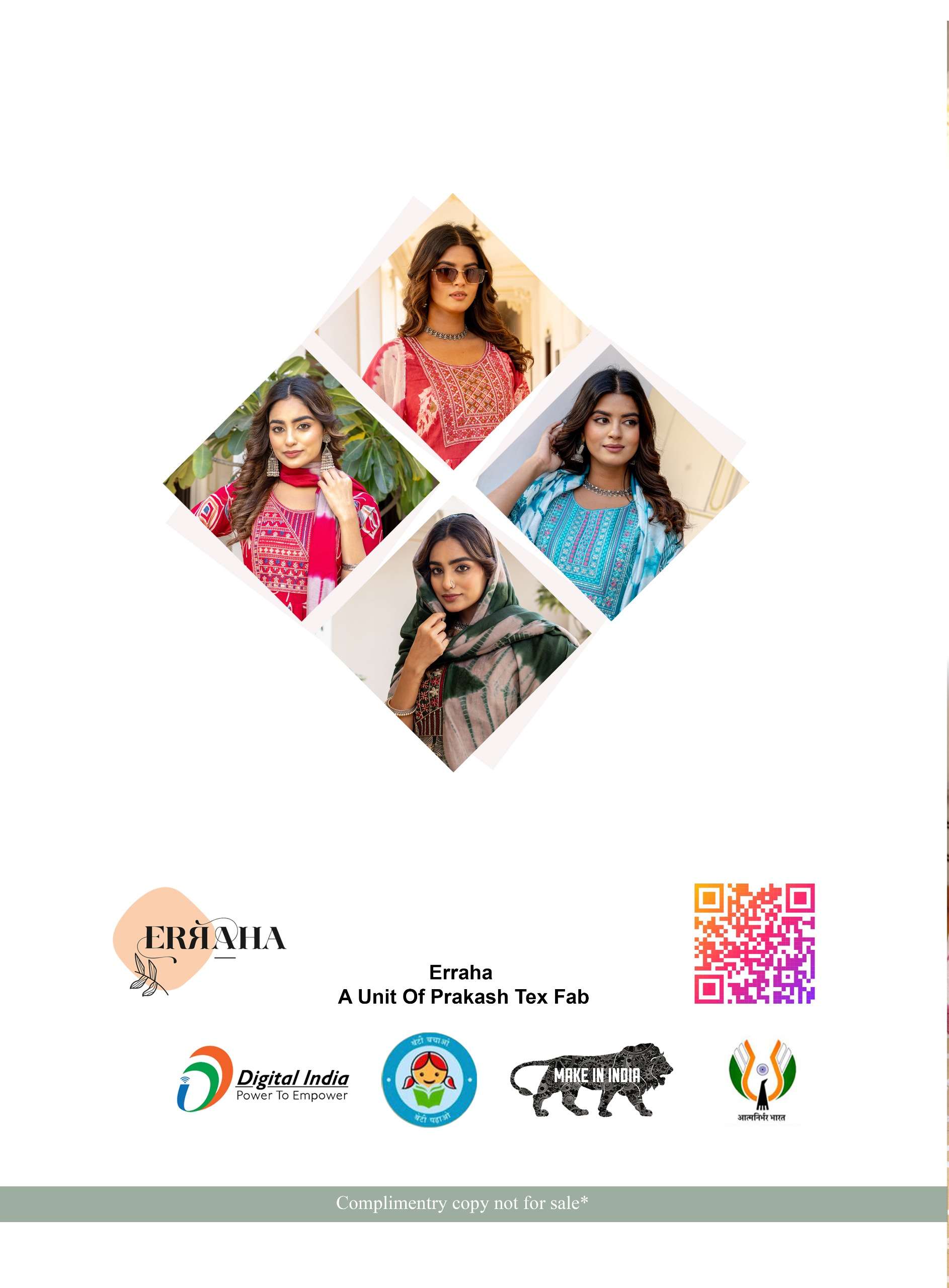 AMAYRA VOL-4 BY ERRAHA IN PREMIUM VATICAN FOIL PRINT WITH EXCLUSIVE EMBROIDERY WORK 