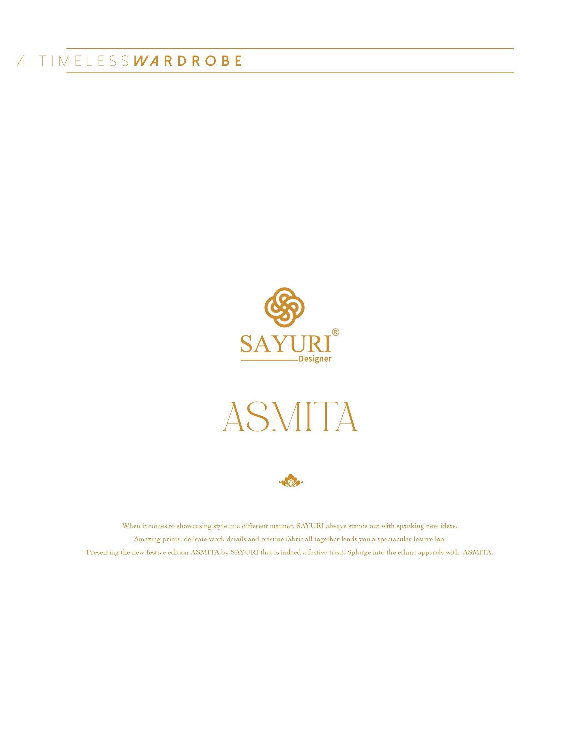 ASMITA BY SAYURI DESIGNER IN REAL GEROGETTE TOP WITH EMBROIDERED SHARARA AND DUPATTA