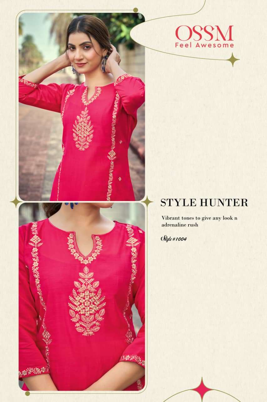 CELEBRATIONS VOL-2 BY OSSM IN VISCOS ROMAN SILK WITH HEAVY EMBROIDERY WORK 