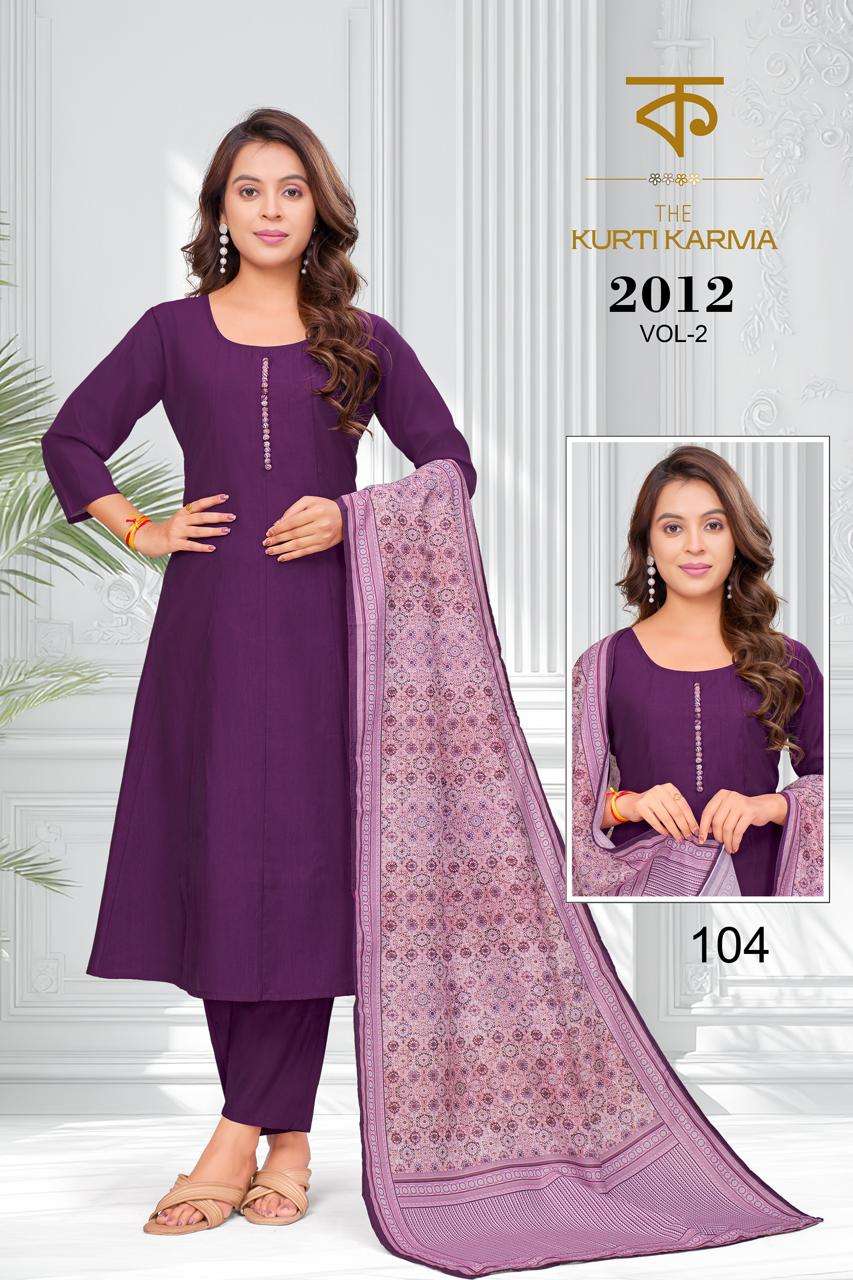 D.NO :- 2012 BY THE KURTI KRAMA IN ROMAN SILK WITH DIGITAL PRINT DUPATTA & POCKET PANT 