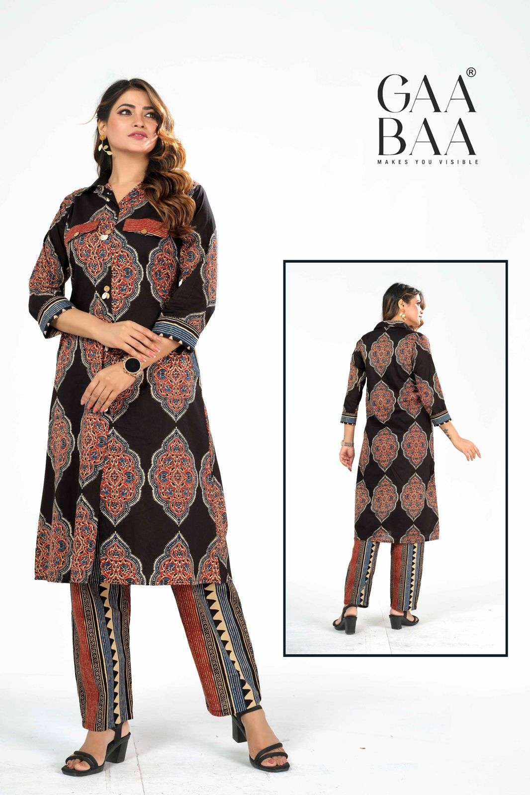 D.NO :- 962 BY GAABAA IN SUPER FINE COTTON CREATED BY HAND GIVES EXTRA ORDINARY LOOK 