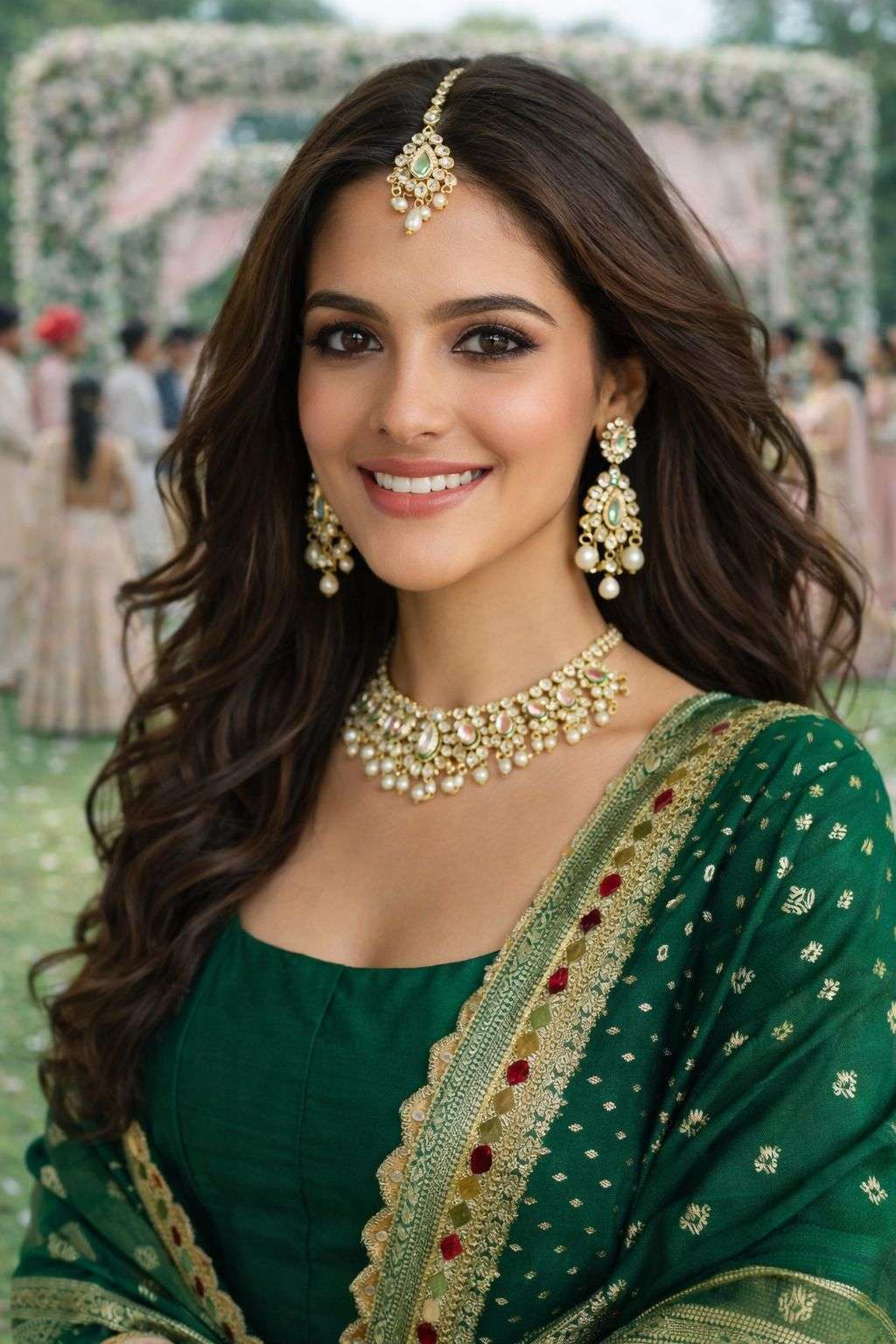 KALKI BY MRUDANGI IN VISCOS JACQUARD SILK WITH FRONT AND BACK EMBROIDERED GOWN 