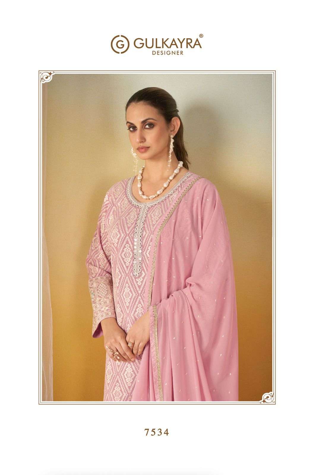 MASTANI BY GULKAYRA DESIGNER IN REAL GEORGETTE SILK WITH EMBROIDERY WORK 