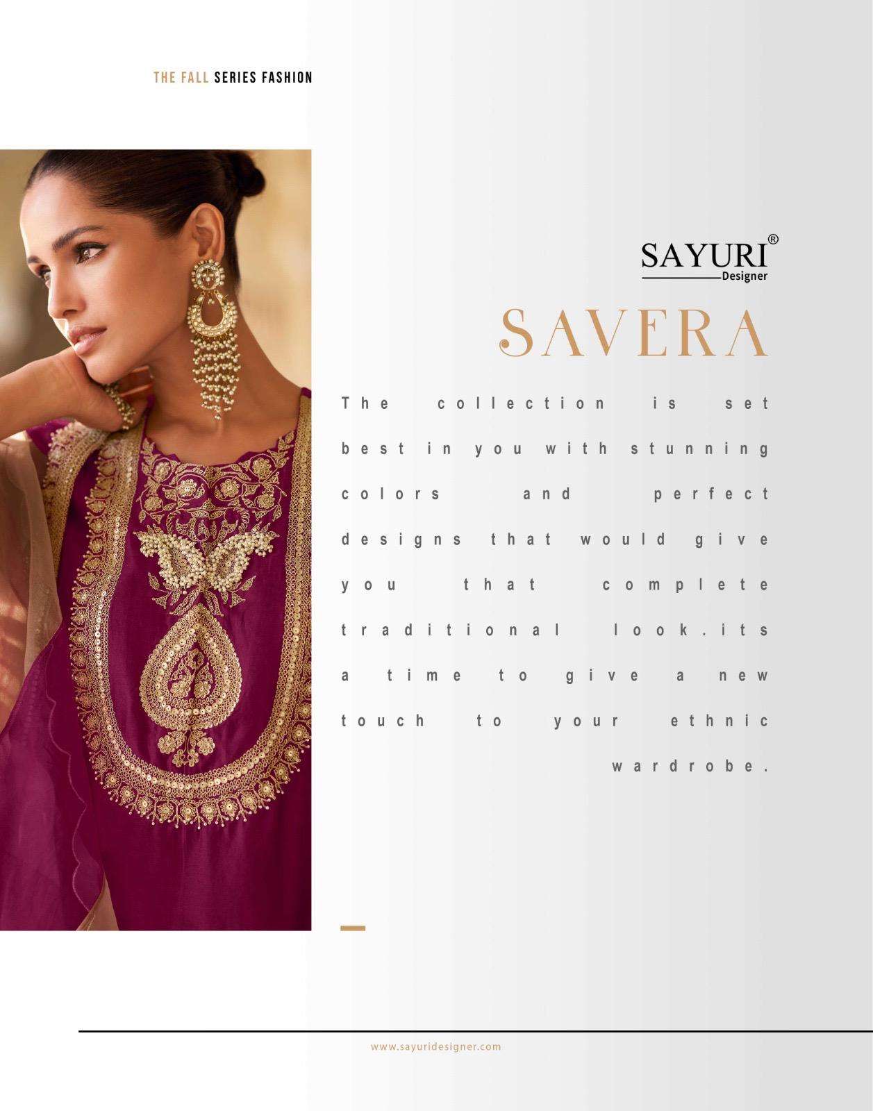 SAVERA BY SAYURI DESIGNER IN REAL PREMIUM SILK WITH EMBROIDERED WORK 