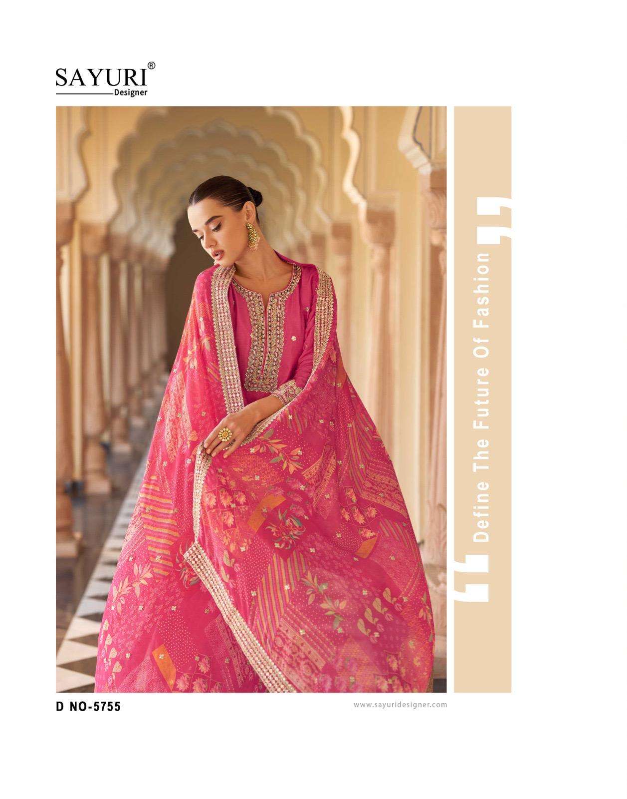 SAVERA BY SAYURI DESIGNER IN REAL PREMIUM SILK WITH EMBROIDERED WORK 