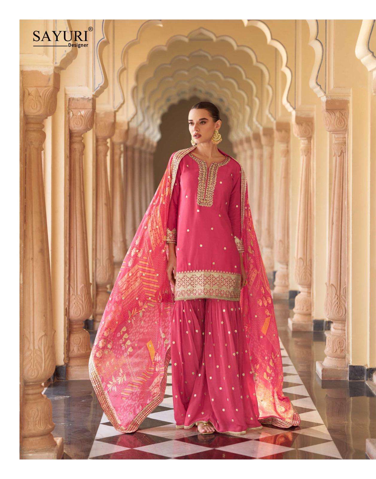 SAVERA BY SAYURI DESIGNER IN REAL PREMIUM SILK WITH EMBROIDERED WORK 