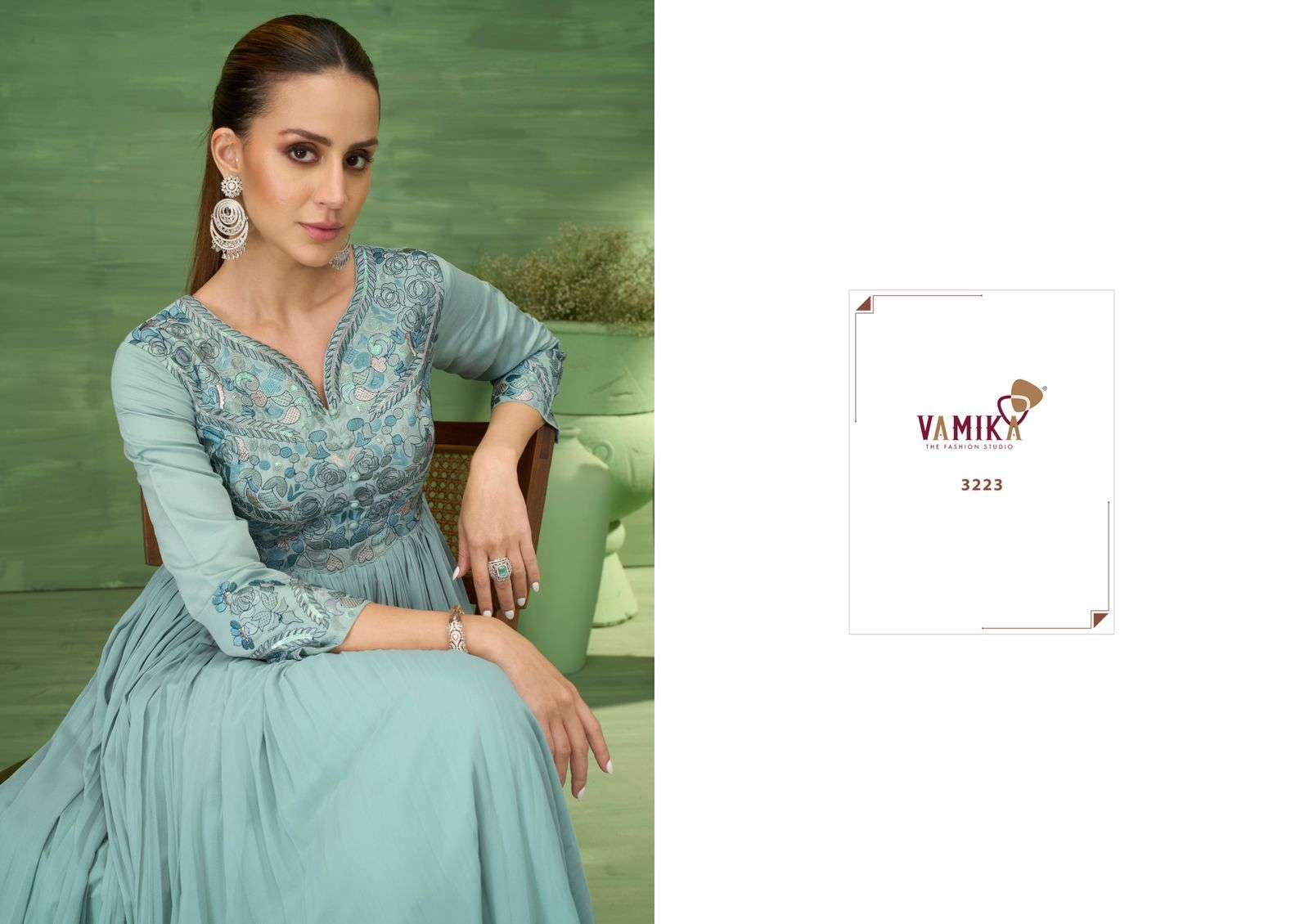 SUI DHAGA VOL-6 BY VAMIKA IN HEAVY VISCOS GEORGETTE WITH HEAVY EMBROIDERY WORK 