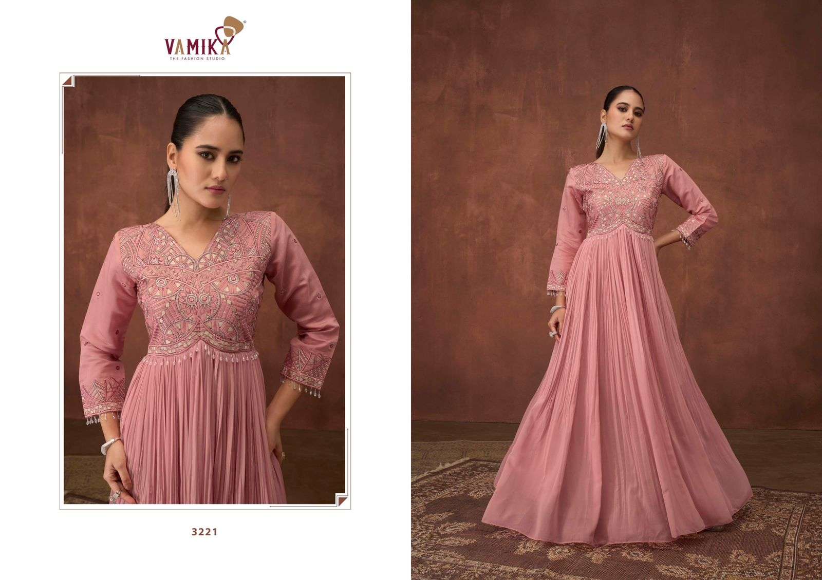 SUI DHAGA VOL-6 BY VAMIKA IN HEAVY VISCOS GEORGETTE WITH HEAVY EMBROIDERY WORK 