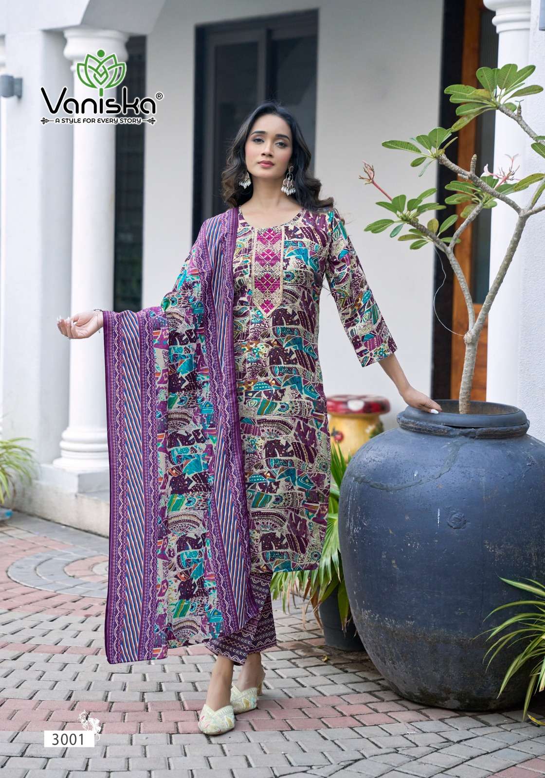 SUNRISE VOL :- 3 BY VANISKA IN CAPSULE FOIL PRINT KURTI WITH FANCY EMBROIDERY WORK 