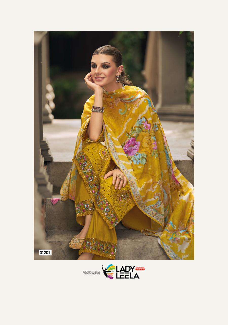 VARA VOL-2 BY LADY LEELA IN VISCOSE FABRIC KURTIS WITH EMBROIDERY & HAND WORK