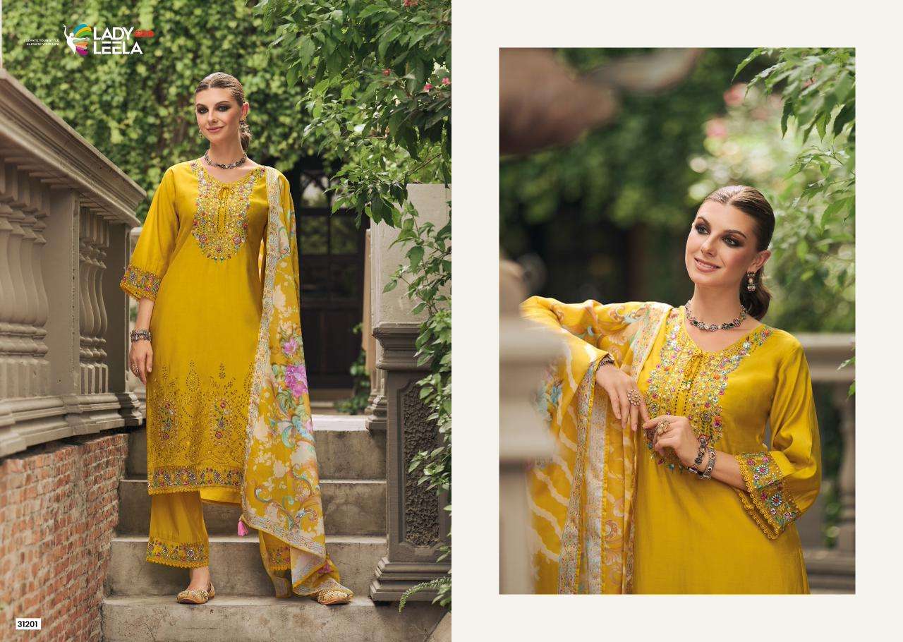VARA VOL-2 BY LADY LEELA IN VISCOSE FABRIC KURTIS WITH EMBROIDERY & HAND WORK