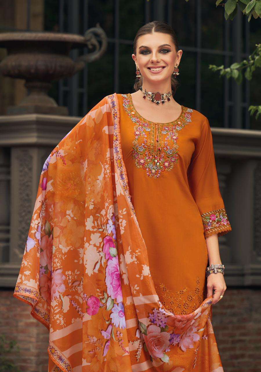 VARA VOL-2 BY LADY LEELA IN VISCOSE FABRIC KURTIS WITH EMBROIDERY & HAND WORK