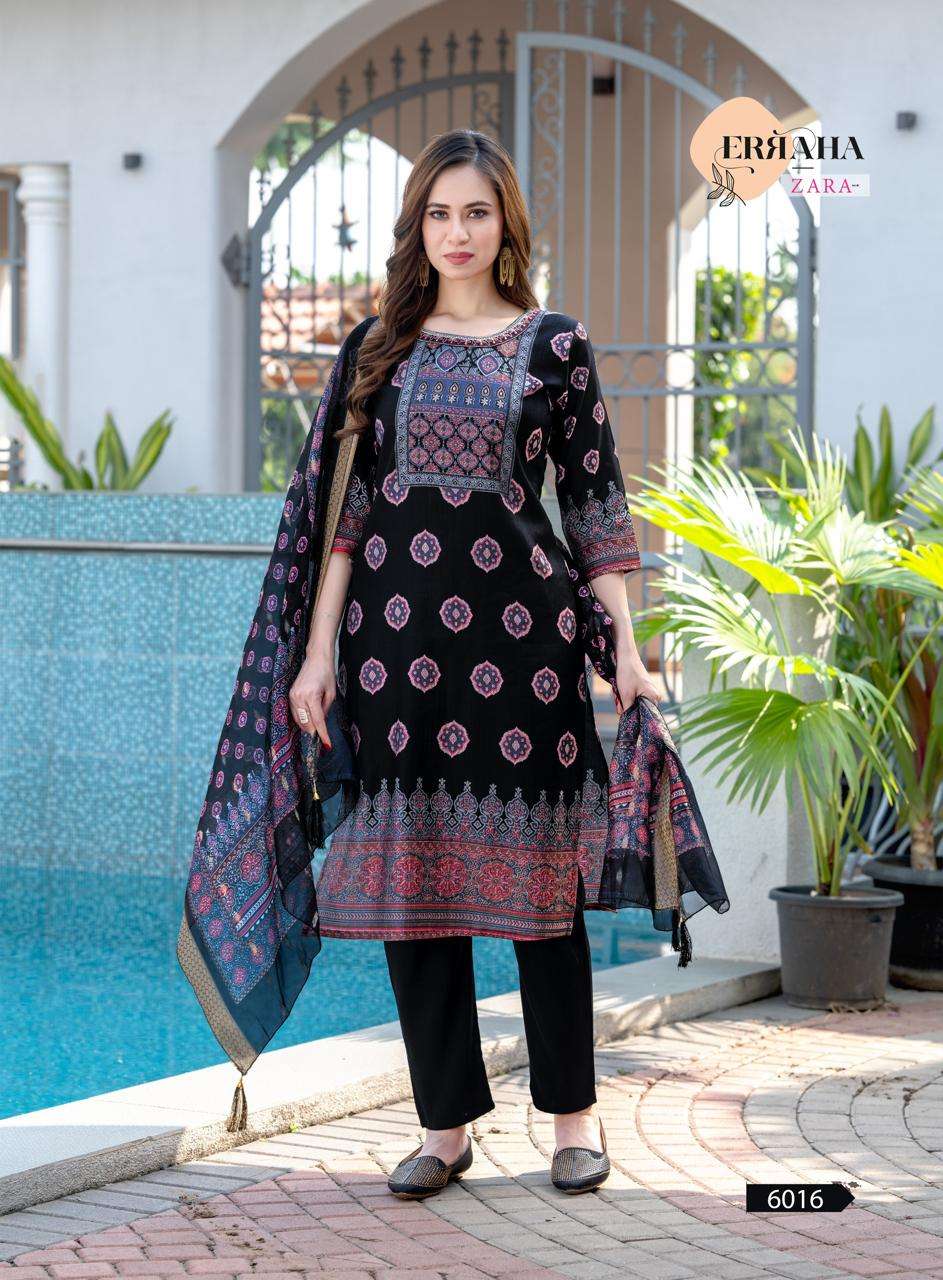 ZARA VOL-2 BY ERRAHA IN PREMIUM VATICAN WITH ADJUSTMENT PRINTS & EMBROIDERY WORK 